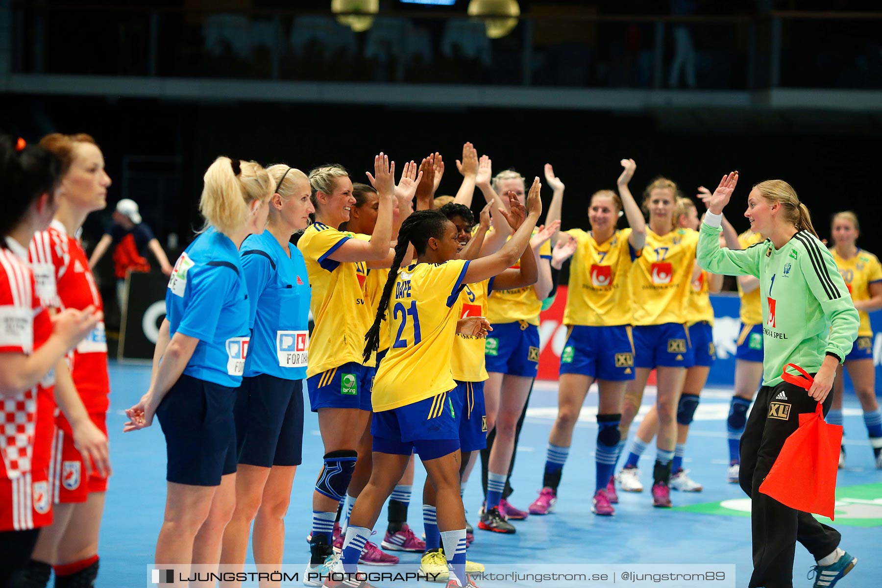 VM-kval Sverige-Kroatien 27-21,dam,Hovet,Stockholm,Sverige,Handboll,,2015,154741