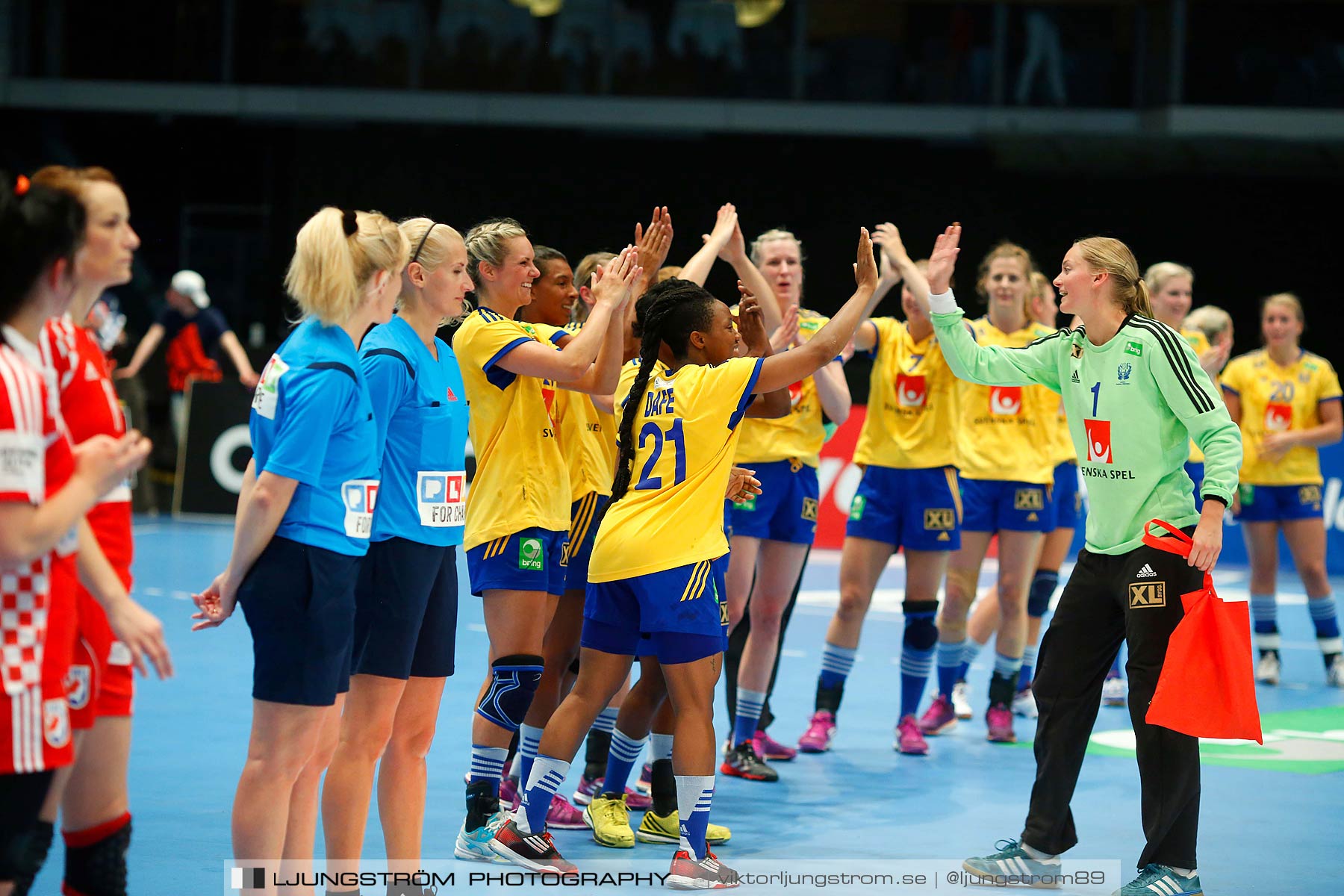 VM-kval Sverige-Kroatien 27-21,dam,Hovet,Stockholm,Sverige,Handboll,,2015,154742