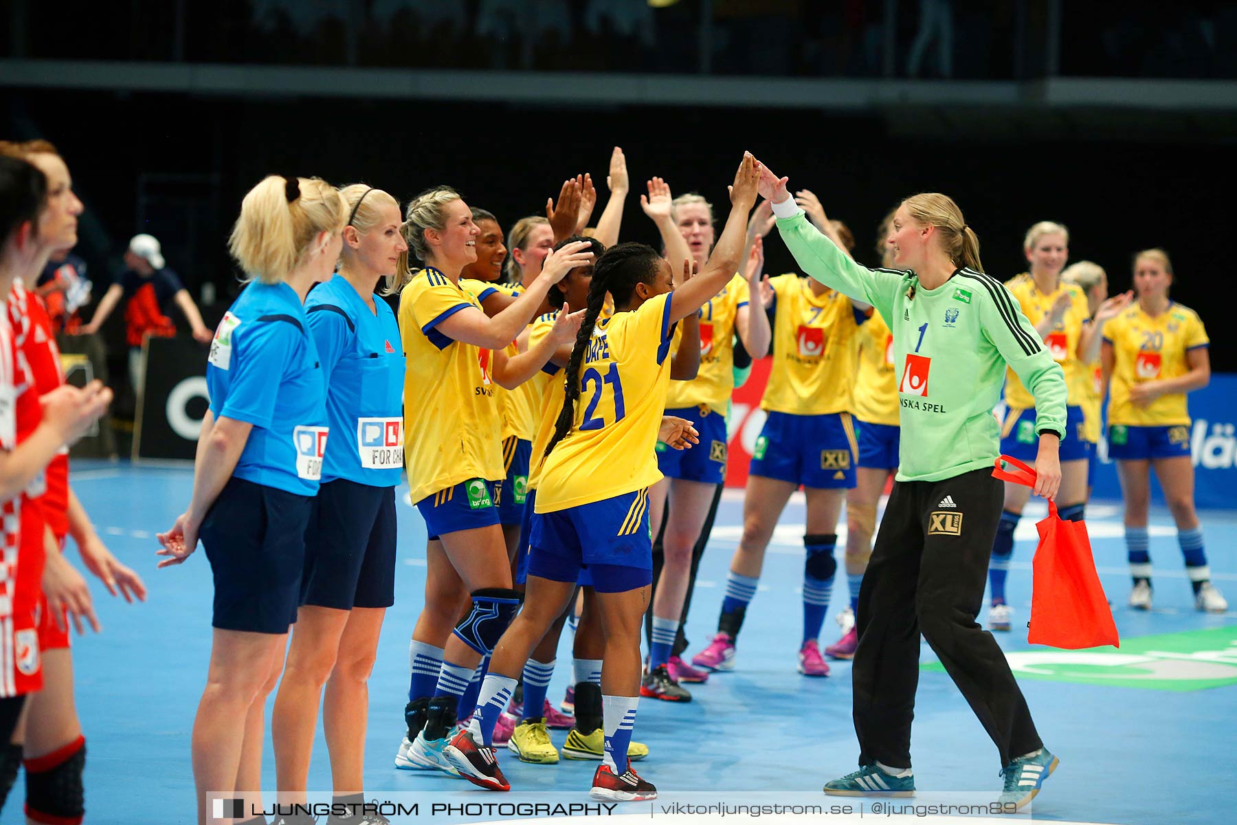 VM-kval Sverige-Kroatien 27-21,dam,Hovet,Stockholm,Sverige,Handboll,,2015,154743