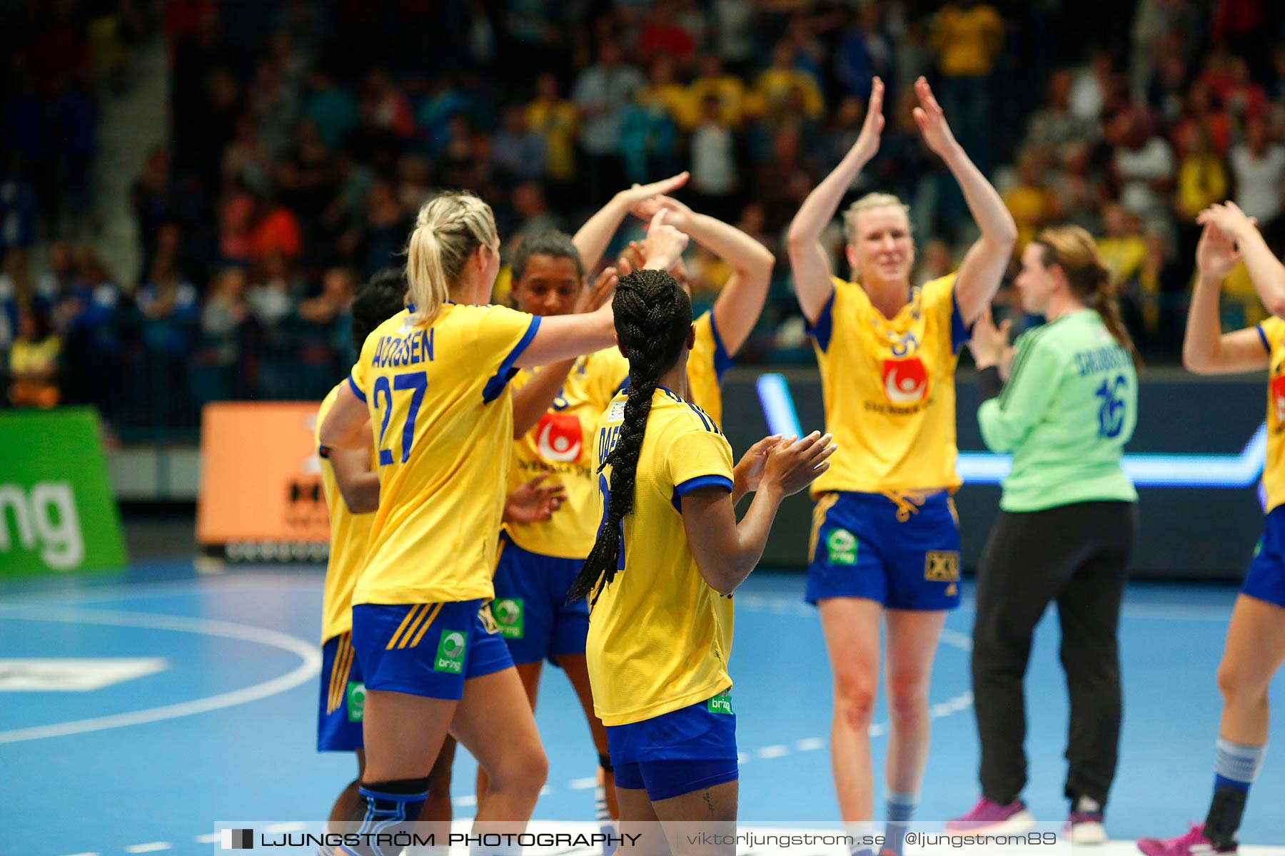 VM-kval Sverige-Kroatien 27-21,dam,Hovet,Stockholm,Sverige,Handboll,,2015,154765