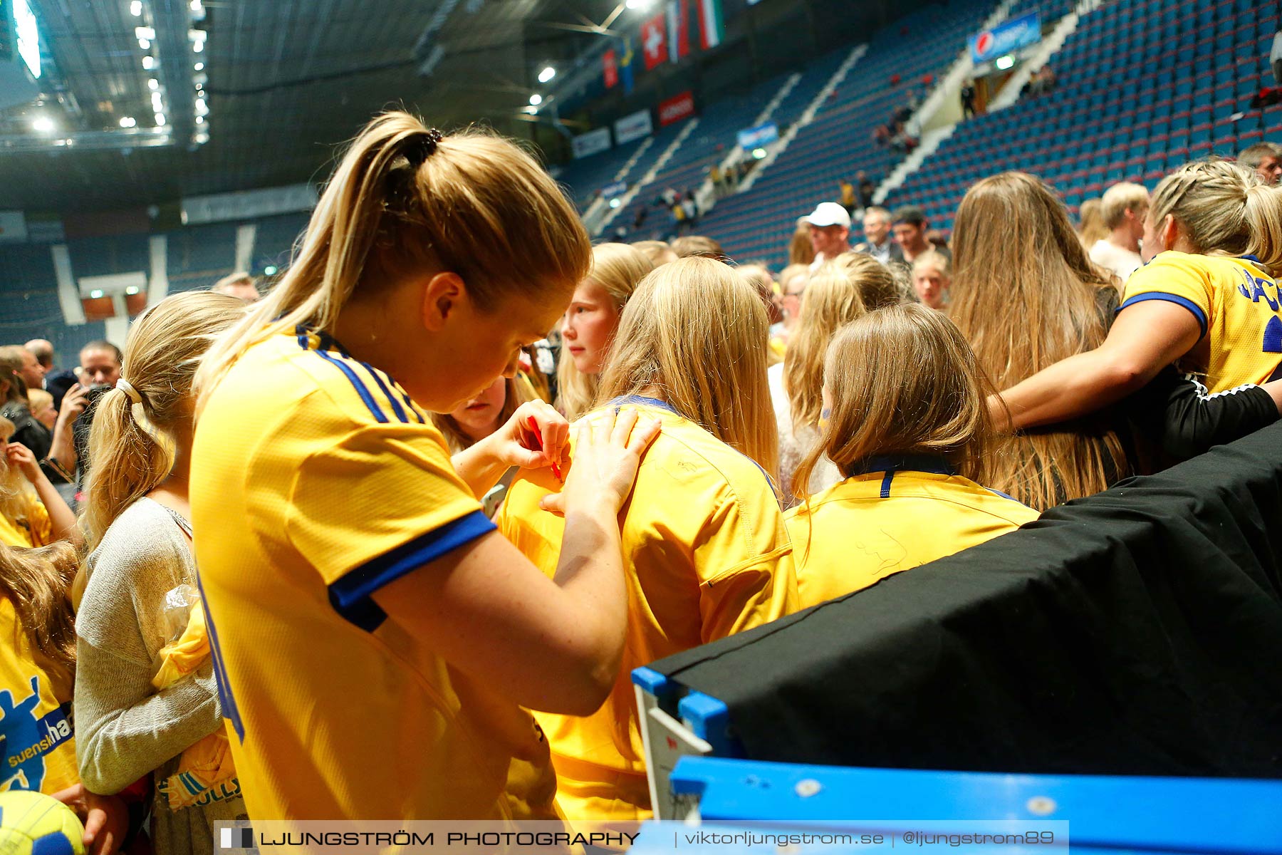 VM-kval Sverige-Kroatien 27-21,dam,Hovet,Stockholm,Sverige,Handboll,,2015,154915