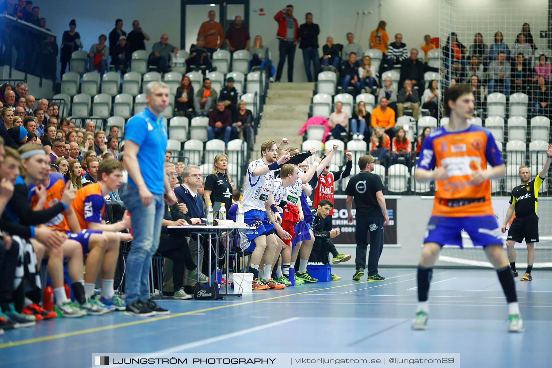 LIF Lindesberg-IFK Skövde HK 25-27,herr,Lindesberg Arena,Lindesberg,Sverige,Handboll,,2016,160403