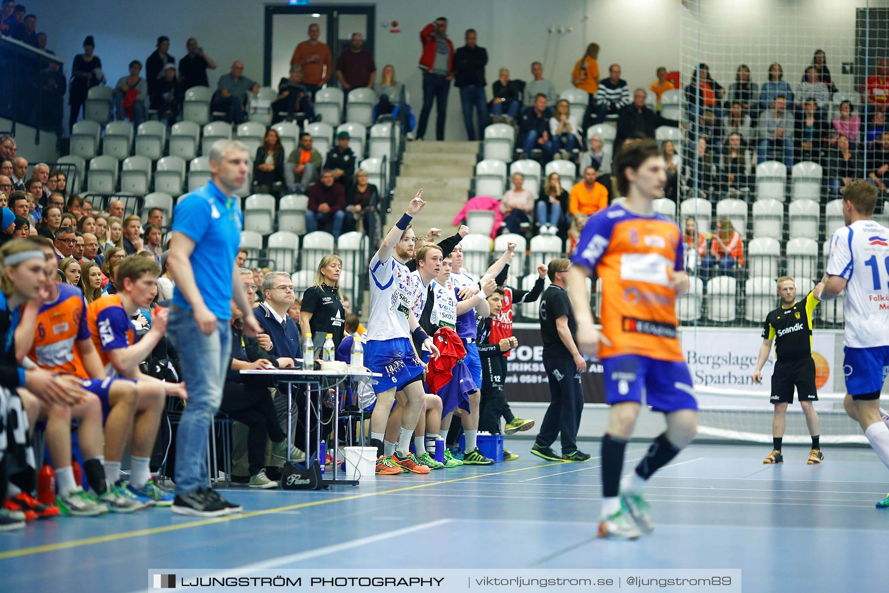 LIF Lindesberg-IFK Skövde HK 25-27,herr,Lindesberg Arena,Lindesberg,Sverige,Handboll,,2016,160405