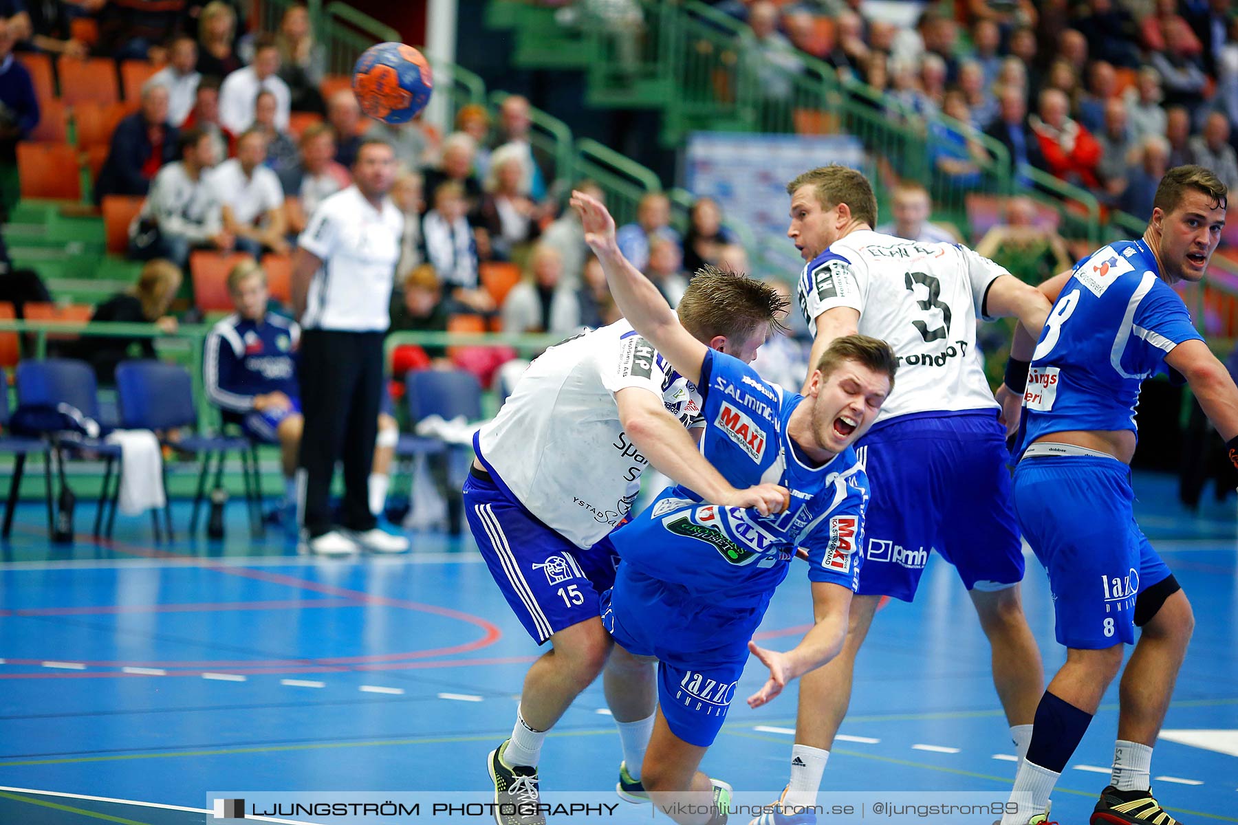 IFK Skövde HK-Ystads IF HF 18-27,herr,Arena Skövde,Skövde,Sverige,Handboll,,2015,167582