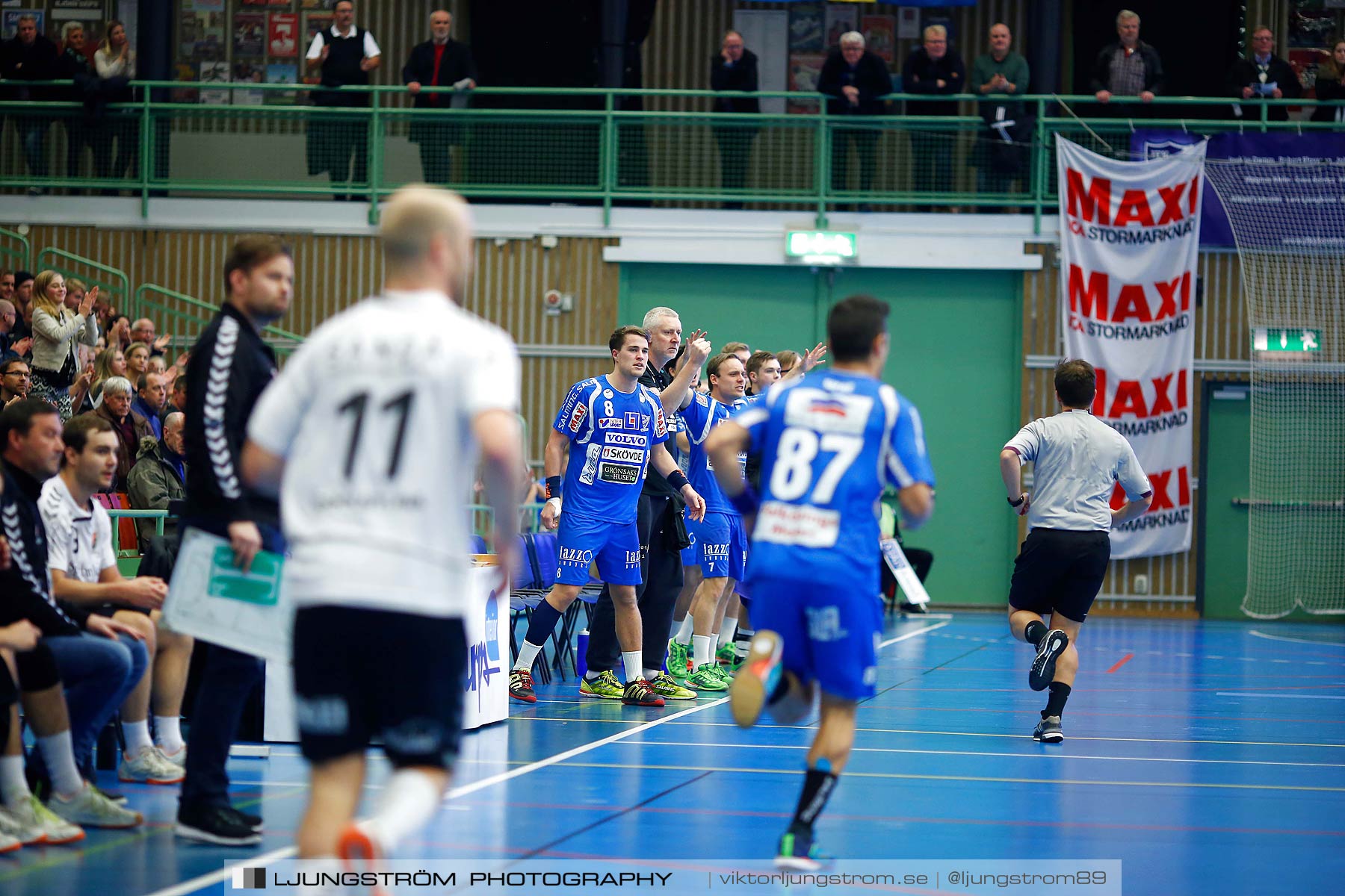 IFK Skövde HK-Eskilstuna Guif 26-25,herr,Arena Skövde,Skövde,Sverige,Handboll,,2015,171834