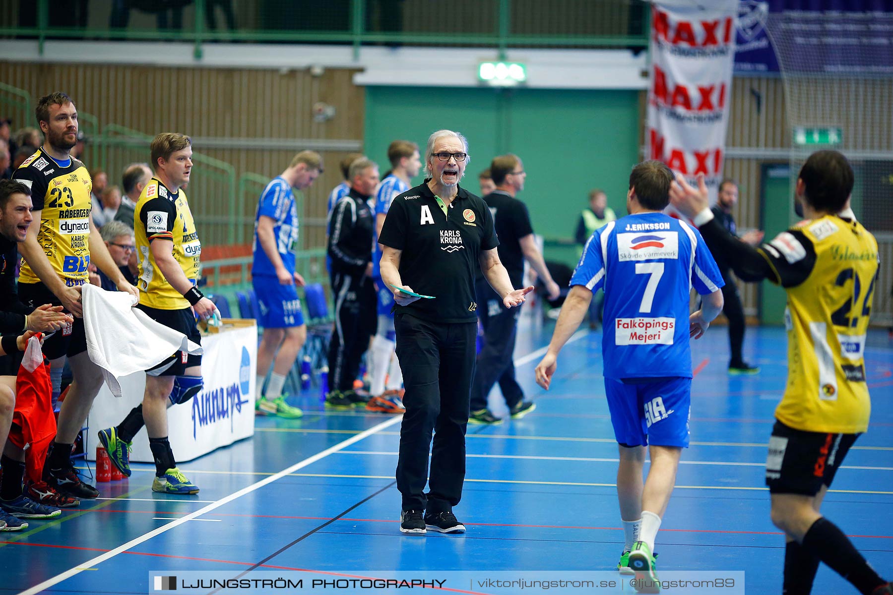 IFK Skövde HK-HIF Karlskrona 21-20,herr,Arena Skövde,Skövde,Sverige,Handboll,,2016,174558