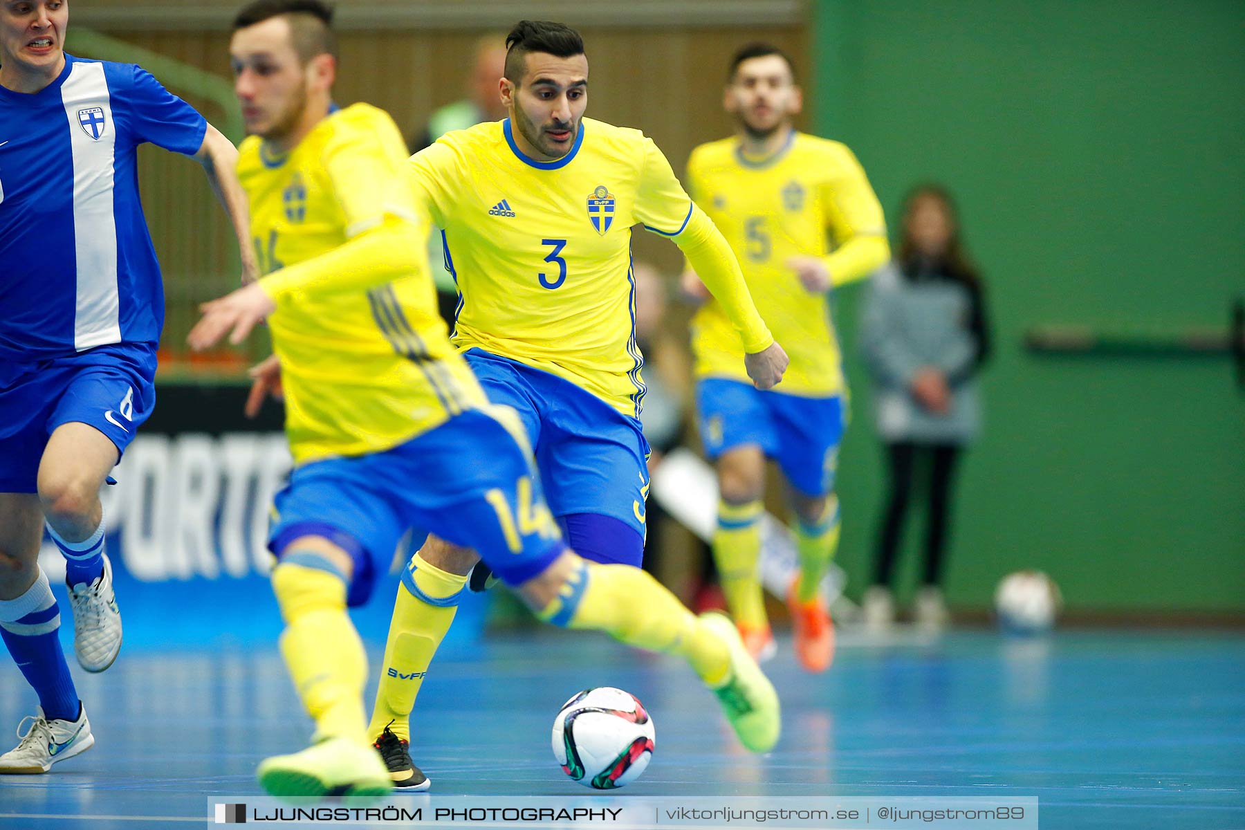 Landskamp Sverige-Finland 3-6,herr,Arena Skövde,Skövde,Sverige,Futsal,,2016,176945