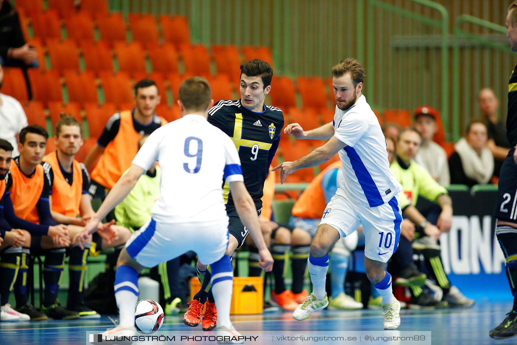 Landskamp Sverige-Finland 5-2,herr,Arena Skövde,Skövde,Sverige,Futsal,,2016,177655