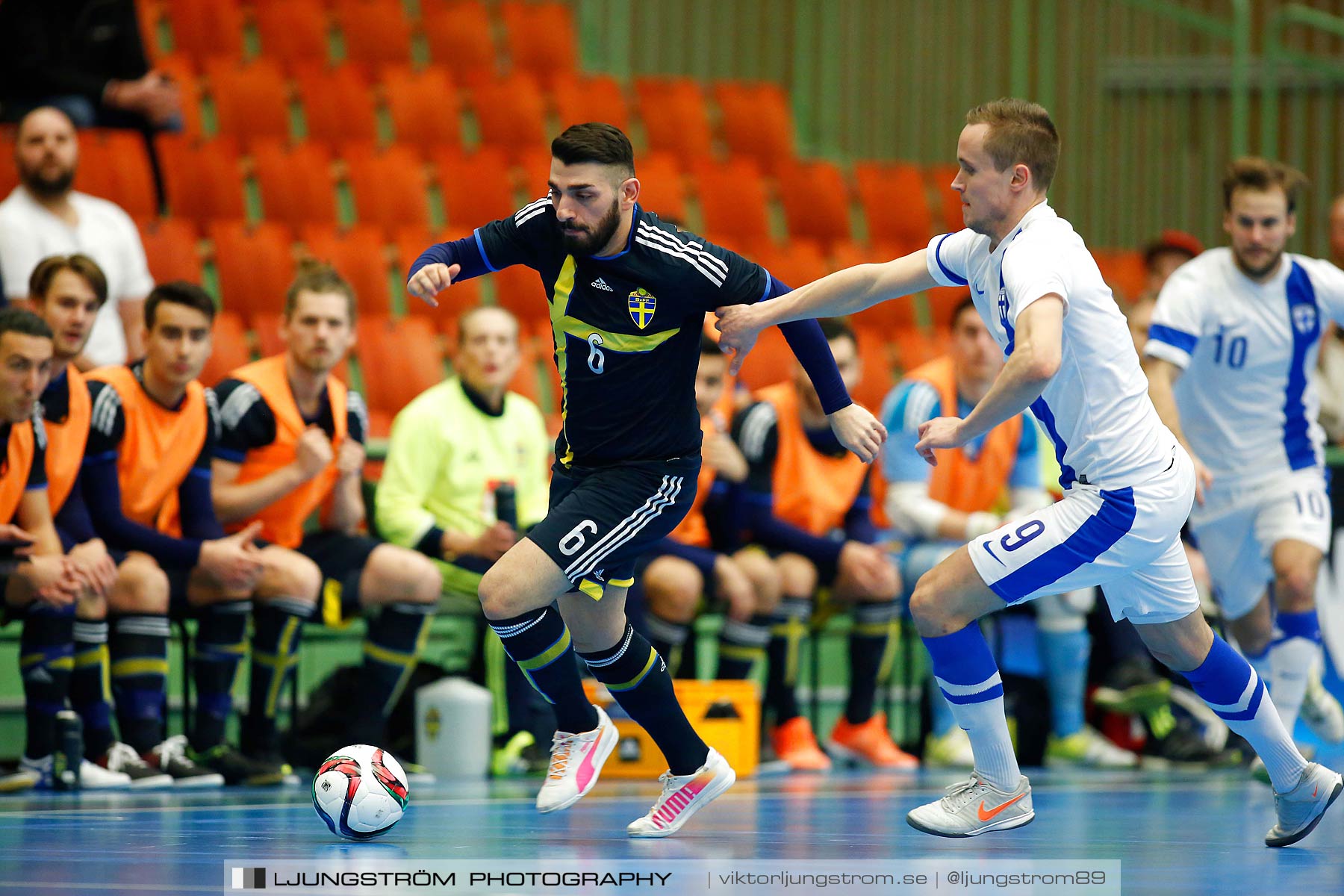 Landskamp Sverige-Finland 5-2,herr,Arena Skövde,Skövde,Sverige,Futsal,,2016,177664