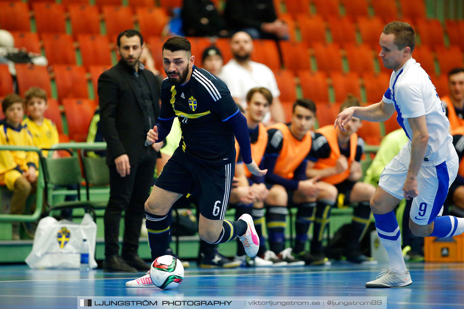 Landskamp Sverige-Finland 5-2,herr,Arena Skövde,Skövde,Sverige,Futsal,,2016,177666