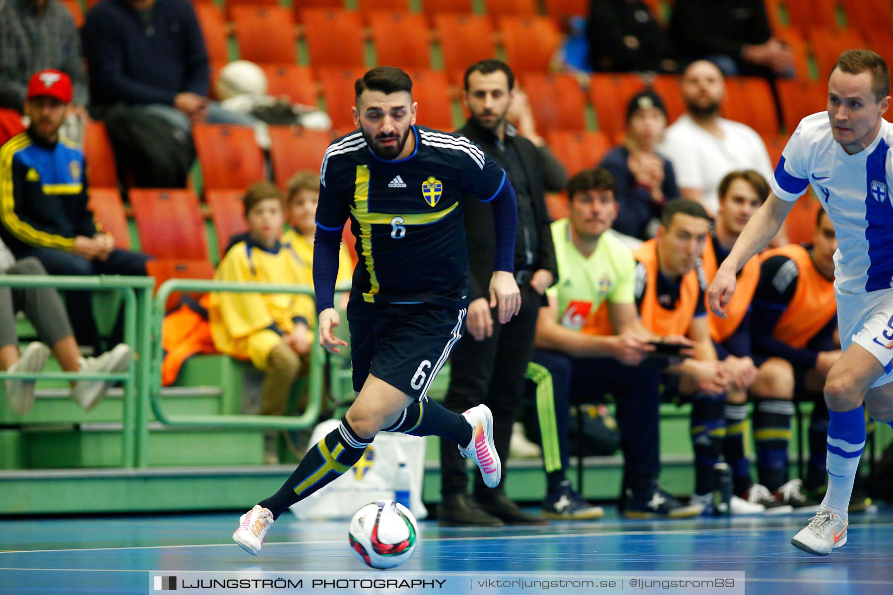 Landskamp Sverige-Finland 5-2,herr,Arena Skövde,Skövde,Sverige,Futsal,,2016,177667