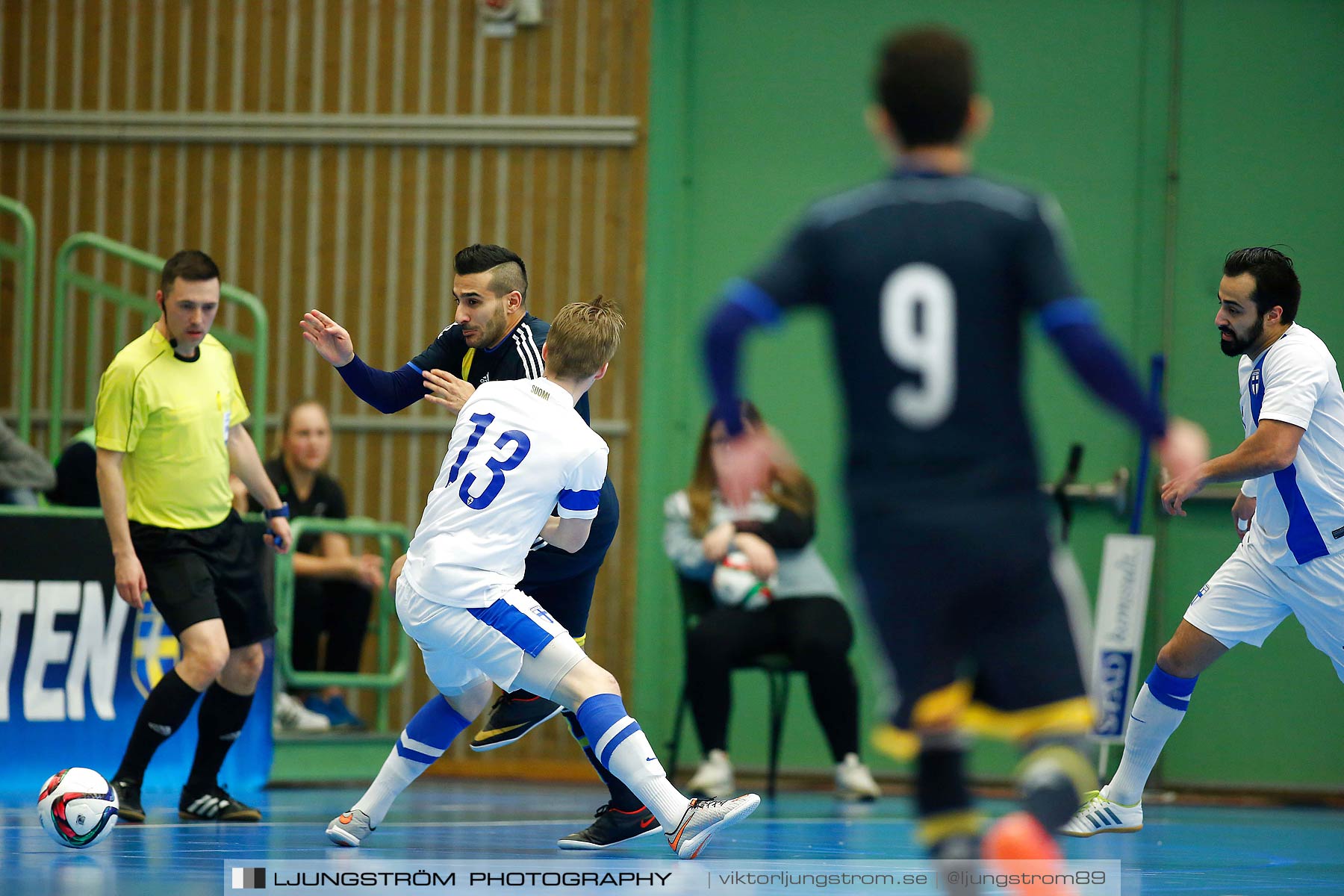 Landskamp Sverige-Finland 5-2,herr,Arena Skövde,Skövde,Sverige,Futsal,,2016,177722