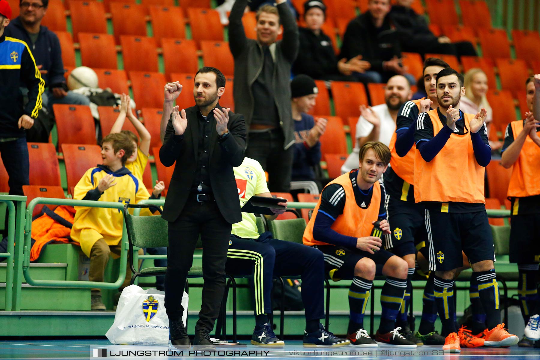 Landskamp Sverige-Finland 5-2,herr,Arena Skövde,Skövde,Sverige,Futsal,,2016,177734