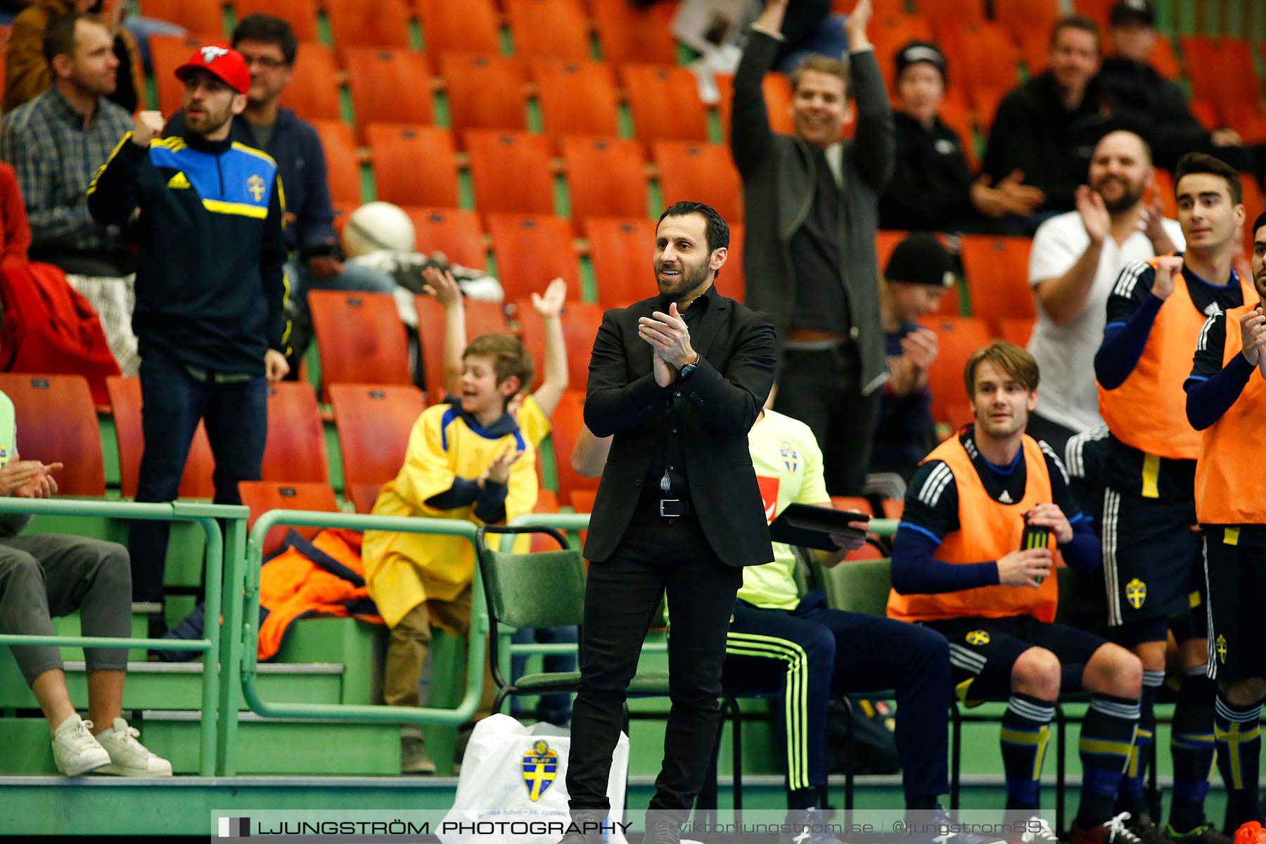 Landskamp Sverige-Finland 5-2,herr,Arena Skövde,Skövde,Sverige,Futsal,,2016,177736