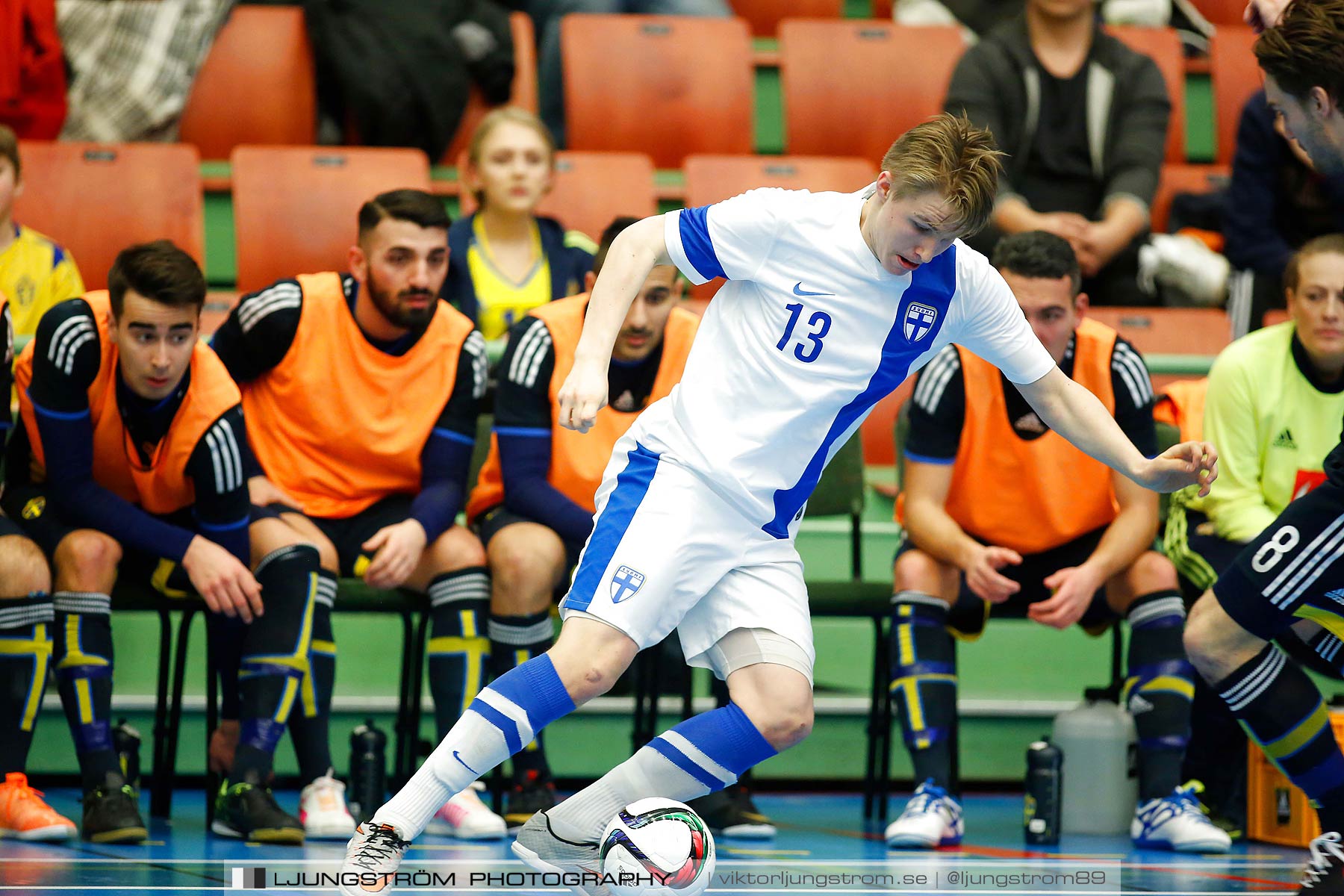 Landskamp Sverige-Finland 5-2,herr,Arena Skövde,Skövde,Sverige,Futsal,,2016,177961