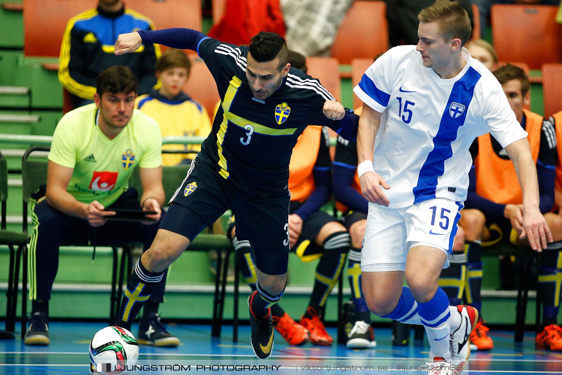 Landskamp Sverige-Finland 5-2,herr,Arena Skövde,Skövde,Sverige,Futsal,,2016,178019