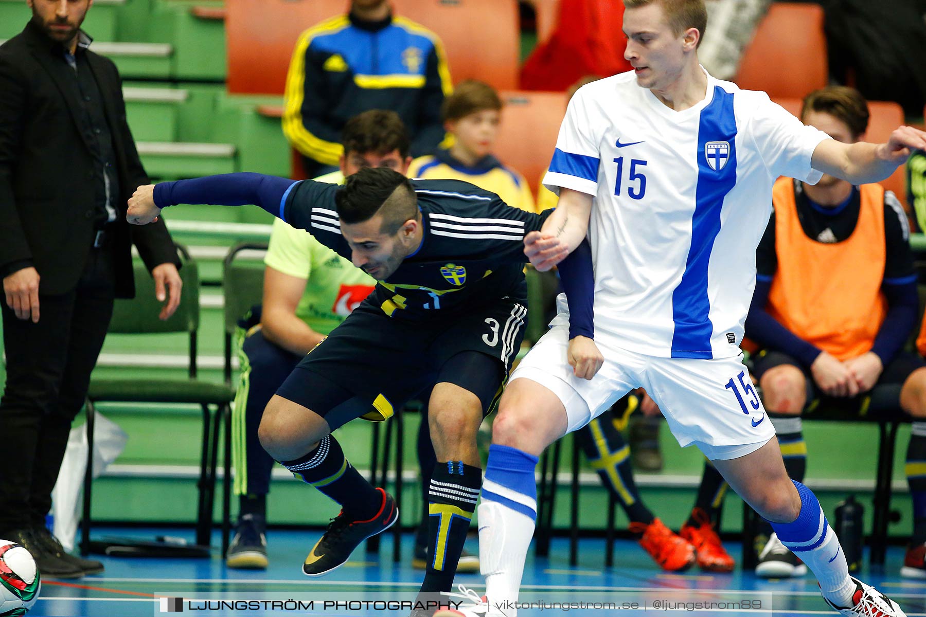 Landskamp Sverige-Finland 5-2,herr,Arena Skövde,Skövde,Sverige,Futsal,,2016,178021