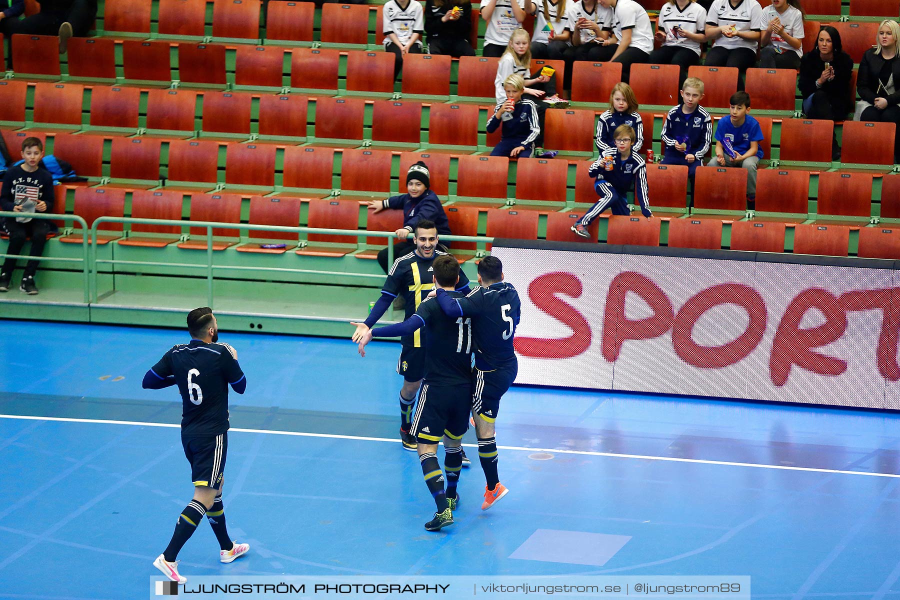 Landskamp Sverige-Finland 5-2,herr,Arena Skövde,Skövde,Sverige,Futsal,,2016,178137