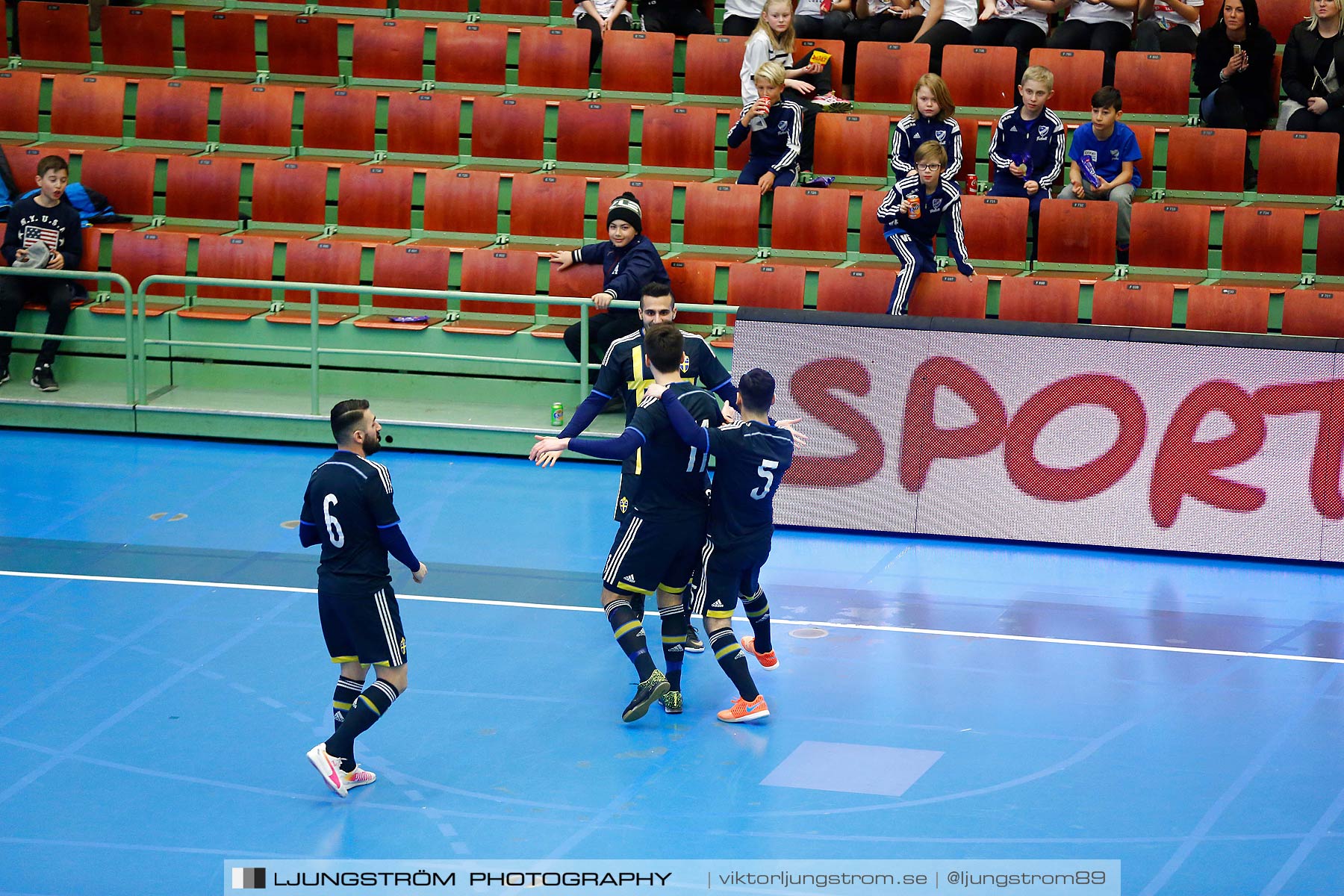 Landskamp Sverige-Finland 5-2,herr,Arena Skövde,Skövde,Sverige,Futsal,,2016,178138