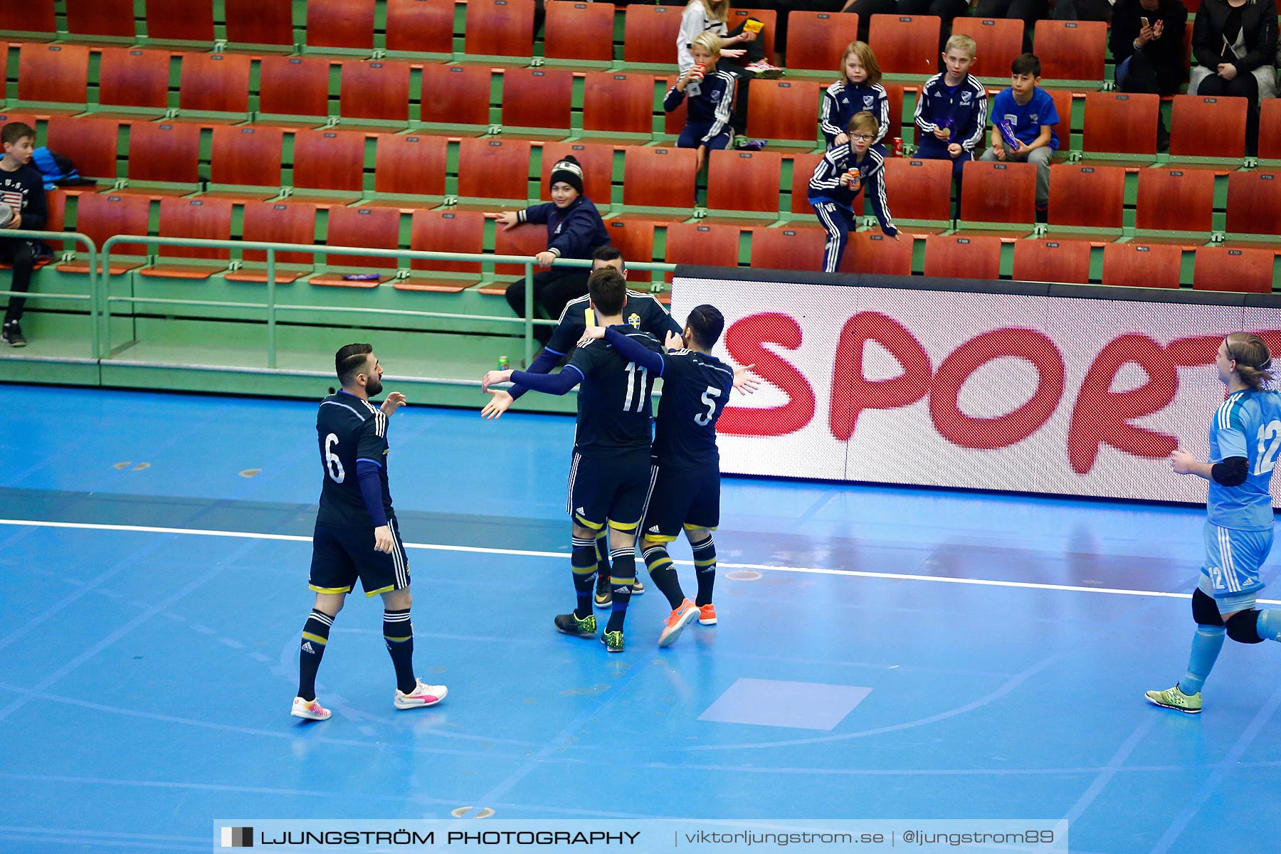 Landskamp Sverige-Finland 5-2,herr,Arena Skövde,Skövde,Sverige,Futsal,,2016,178139