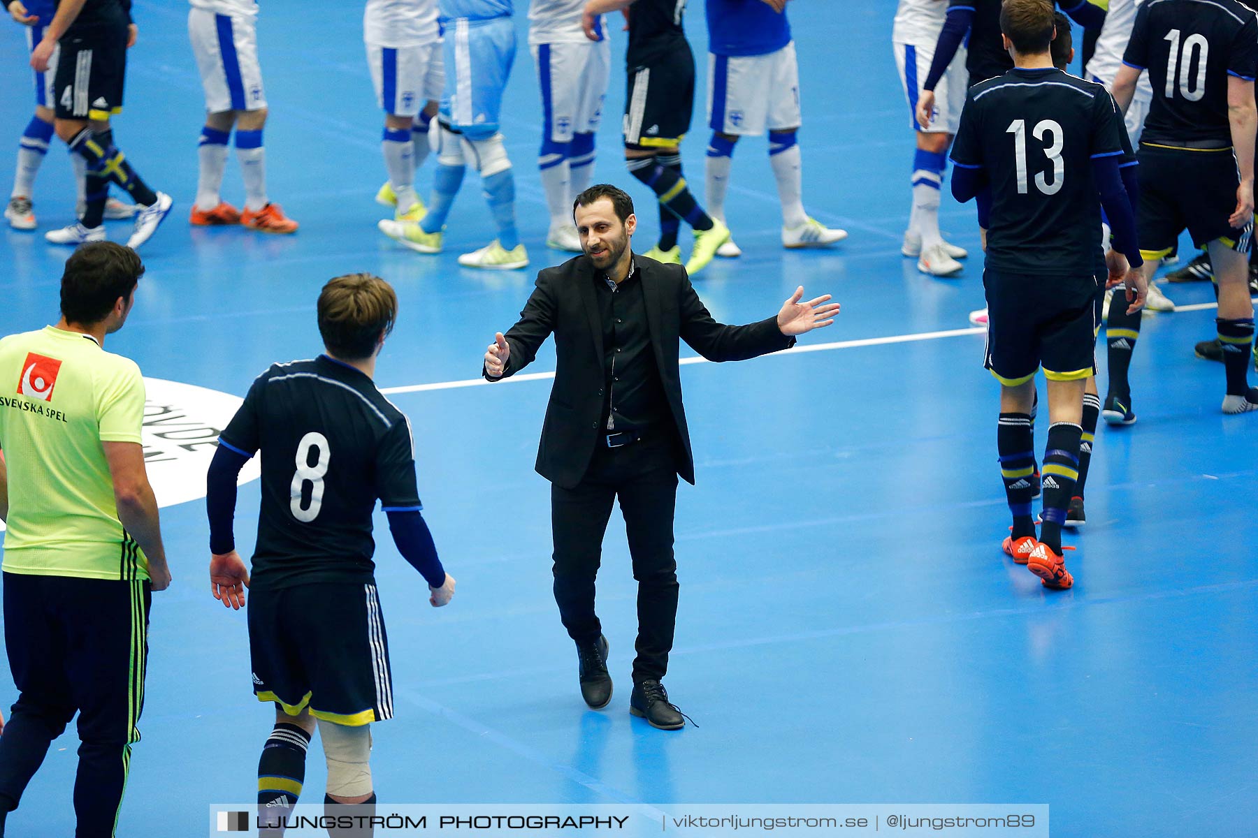 Landskamp Sverige-Finland 5-2,herr,Arena Skövde,Skövde,Sverige,Futsal,,2016,178264