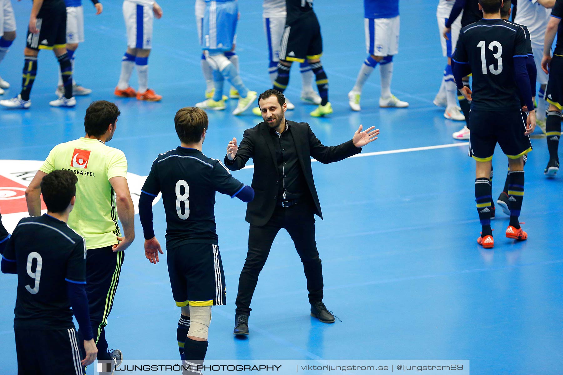 Landskamp Sverige-Finland 5-2,herr,Arena Skövde,Skövde,Sverige,Futsal,,2016,178266