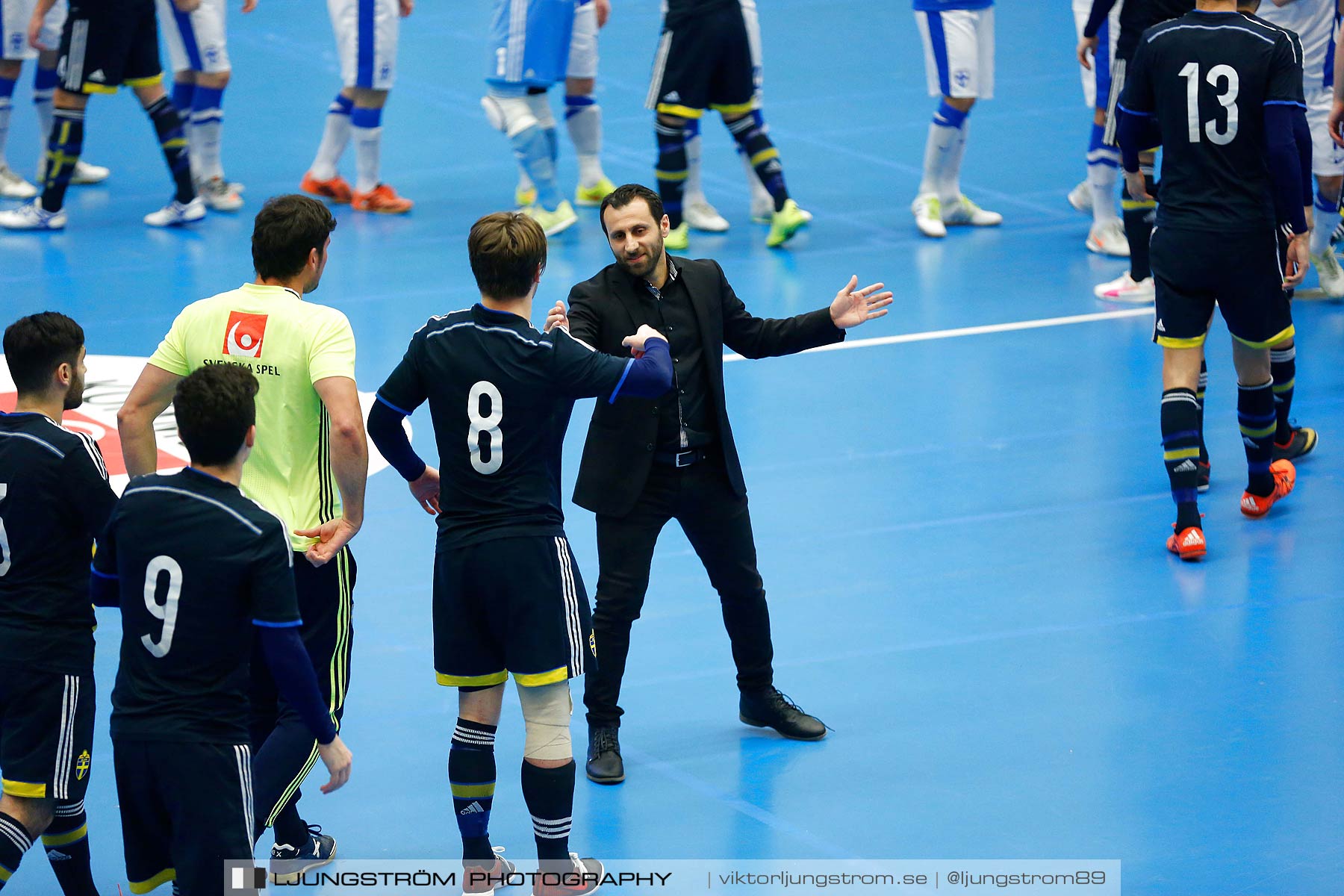 Landskamp Sverige-Finland 5-2,herr,Arena Skövde,Skövde,Sverige,Futsal,,2016,178267