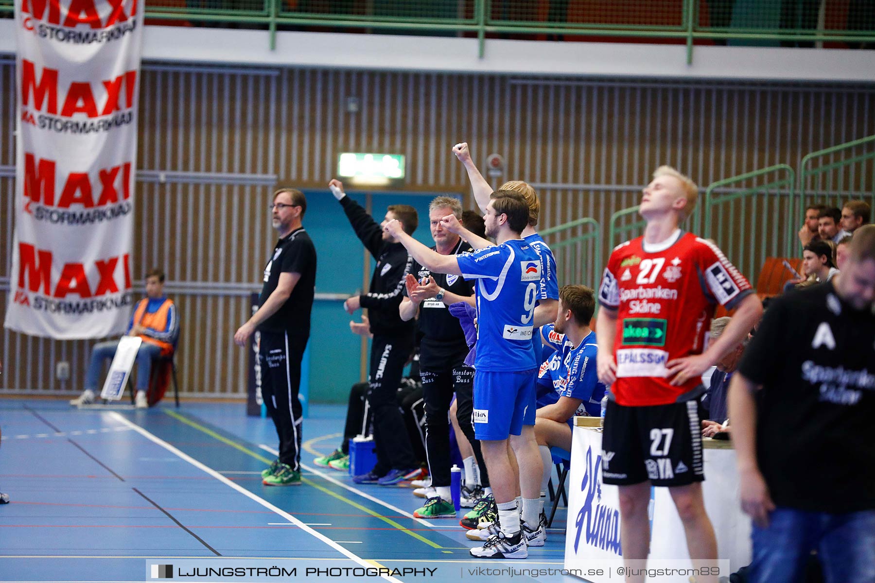 IFK Skövde HK-IFK Ystad HK 34-27,herr,Arena Skövde,Skövde,Sverige,Handboll,,2016,183433