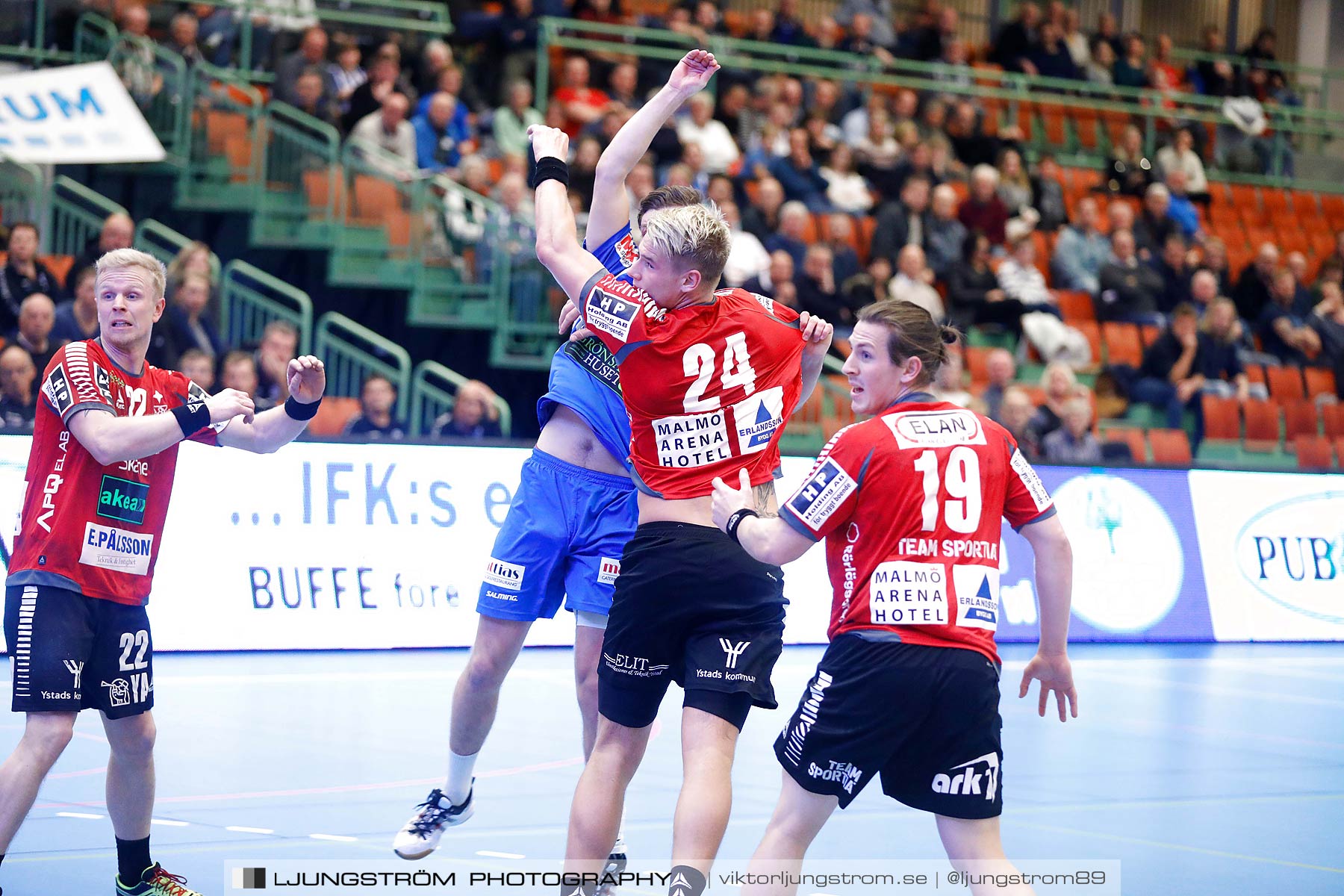 IFK Skövde HK-IFK Ystad HK 34-27,herr,Arena Skövde,Skövde,Sverige,Handboll,,2016,183492