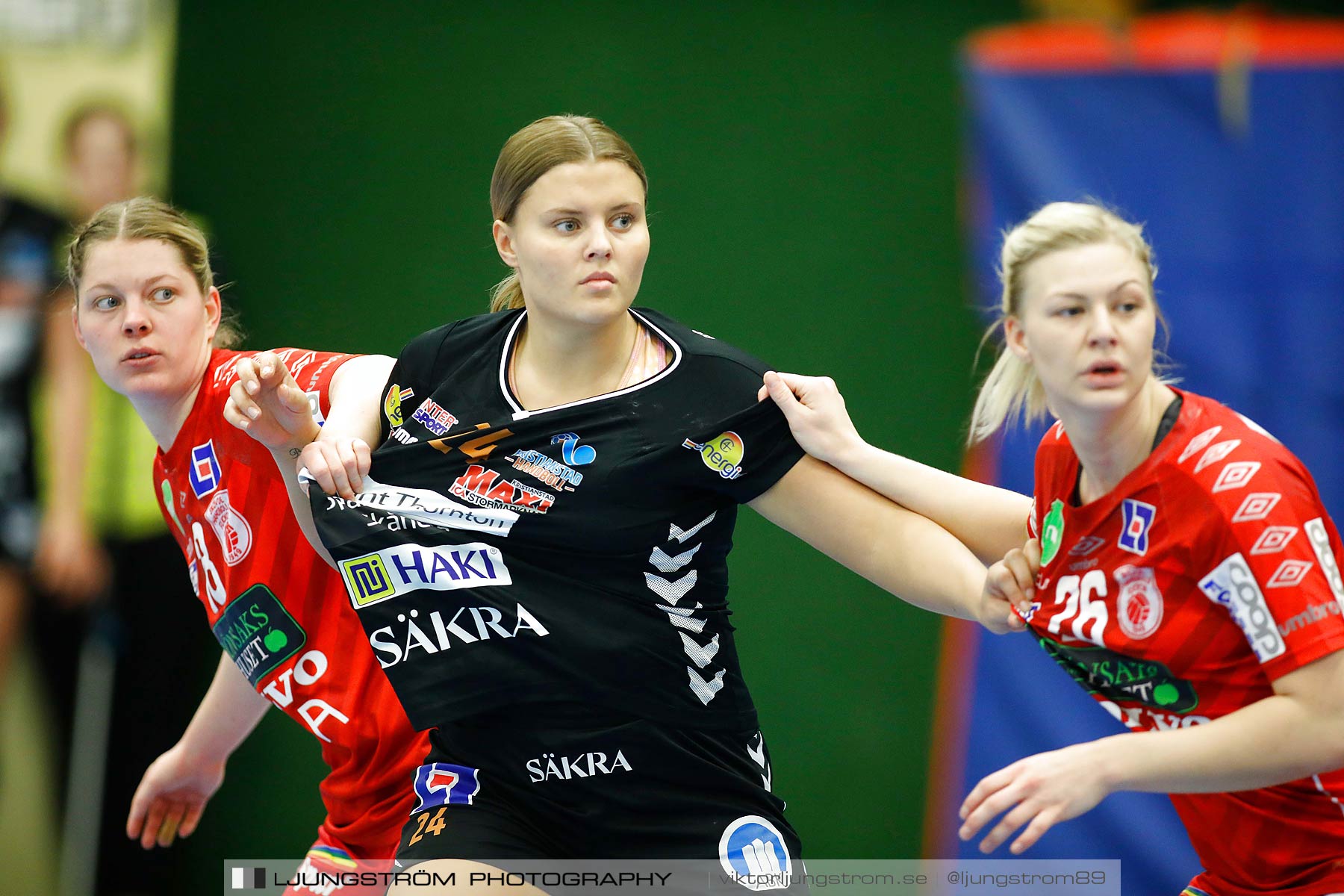 Skövde HF-Kristianstad HK 25-22,dam,Skövde Idrottshall,Skövde,Sverige,Handboll,,2018,195244