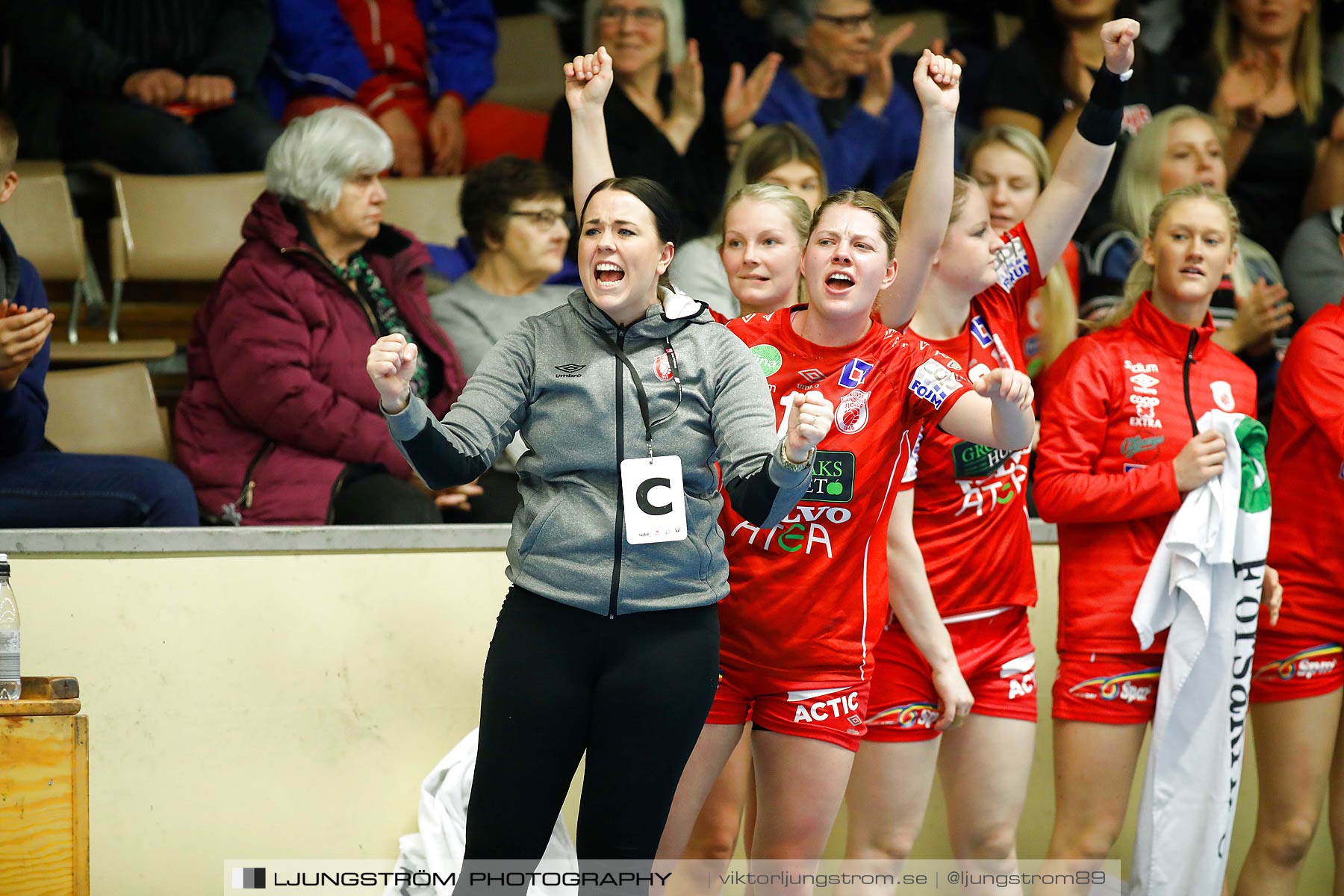 Skövde HF-Kristianstad HK 25-22,dam,Skövde Idrottshall,Skövde,Sverige,Handboll,,2018,195249