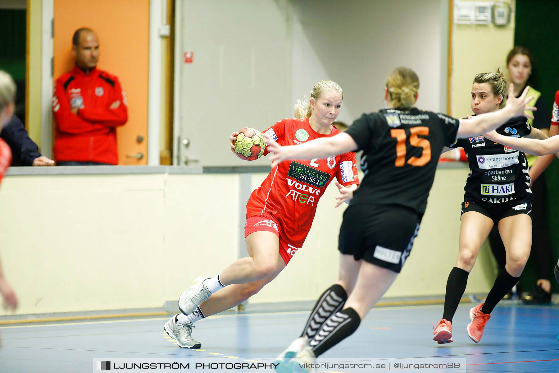 Skövde HF-Kristianstad HK 25-22,dam,Skövde Idrottshall,Skövde,Sverige,Handboll,,2018,195313