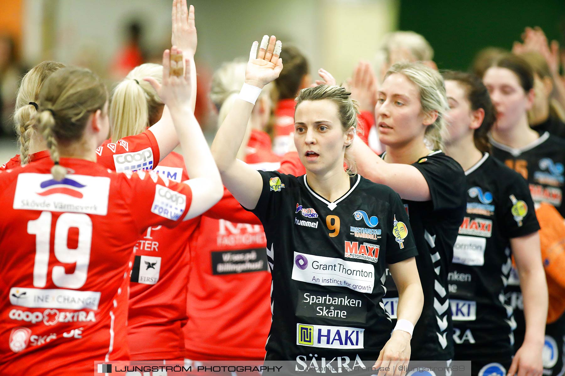 Skövde HF-Kristianstad HK 25-22,dam,Skövde Idrottshall,Skövde,Sverige,Handboll,,2018,195369