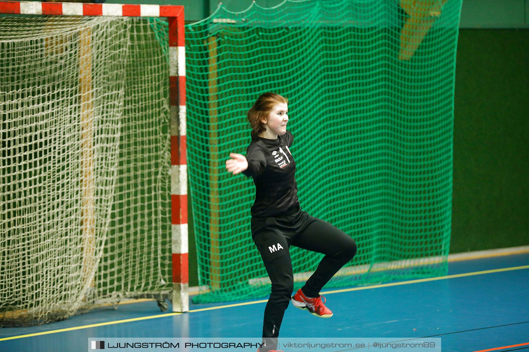 USM F14 Steg 3 Skövde HF 1-Lugi HF 1 15-24,dam,Skövde Idrottshall,Skövde,Sverige,Ungdoms-SM,Handboll,2018,196313