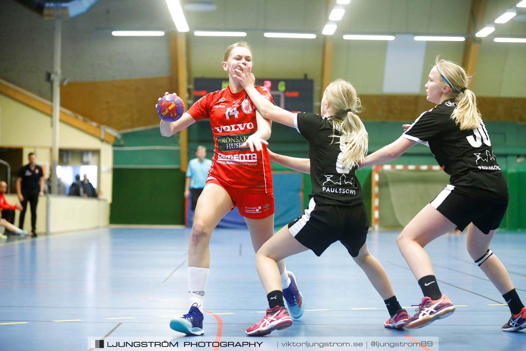 USM F14 Steg 3 Skövde HF 1-Lugi HF 1 15-24,dam,Skövde Idrottshall,Skövde,Sverige,Ungdoms-SM,Handboll,2018,196322