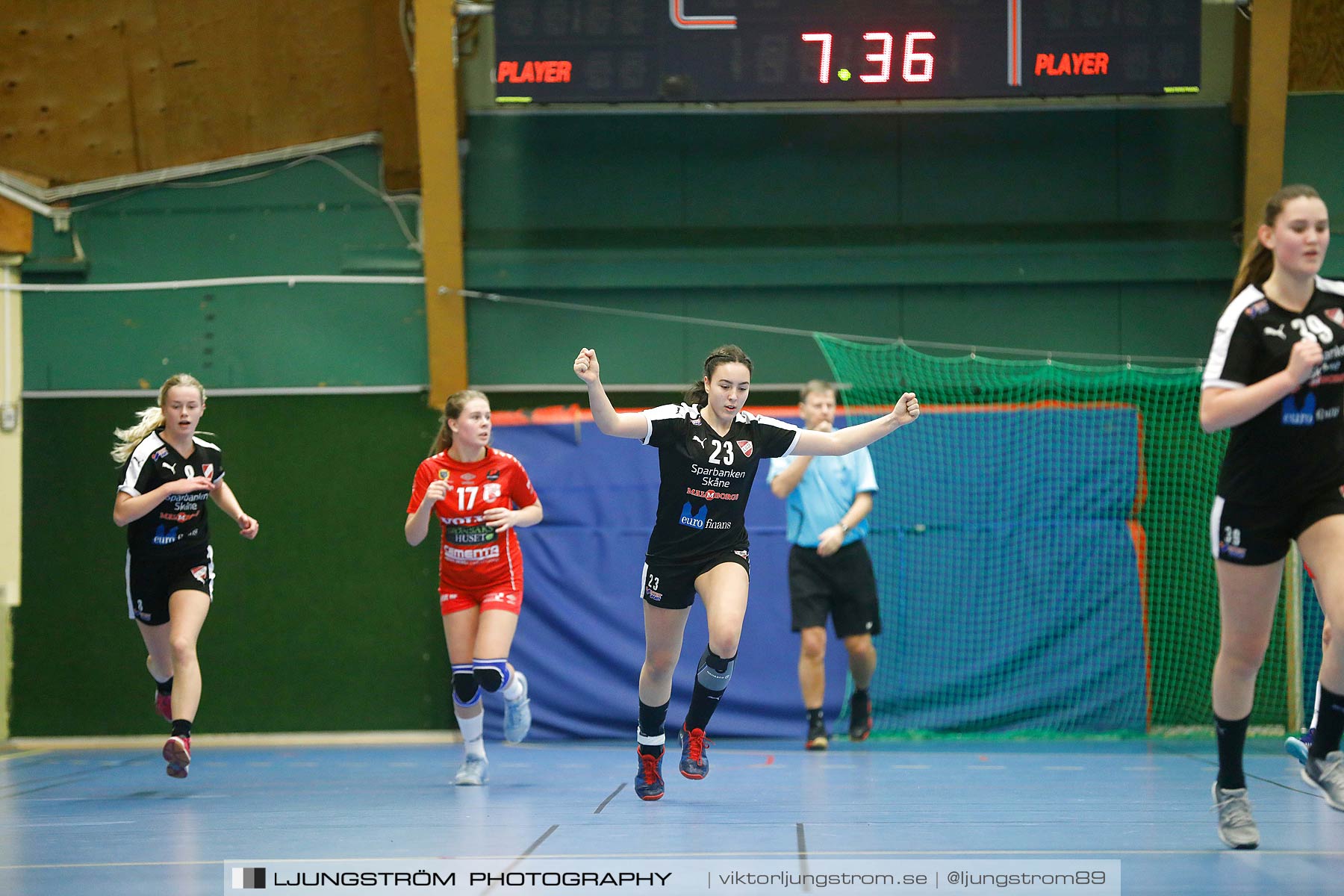 USM F14 Steg 3 Skövde HF 1-Lugi HF 1 15-24,dam,Skövde Idrottshall,Skövde,Sverige,Ungdoms-SM,Handboll,2018,196328