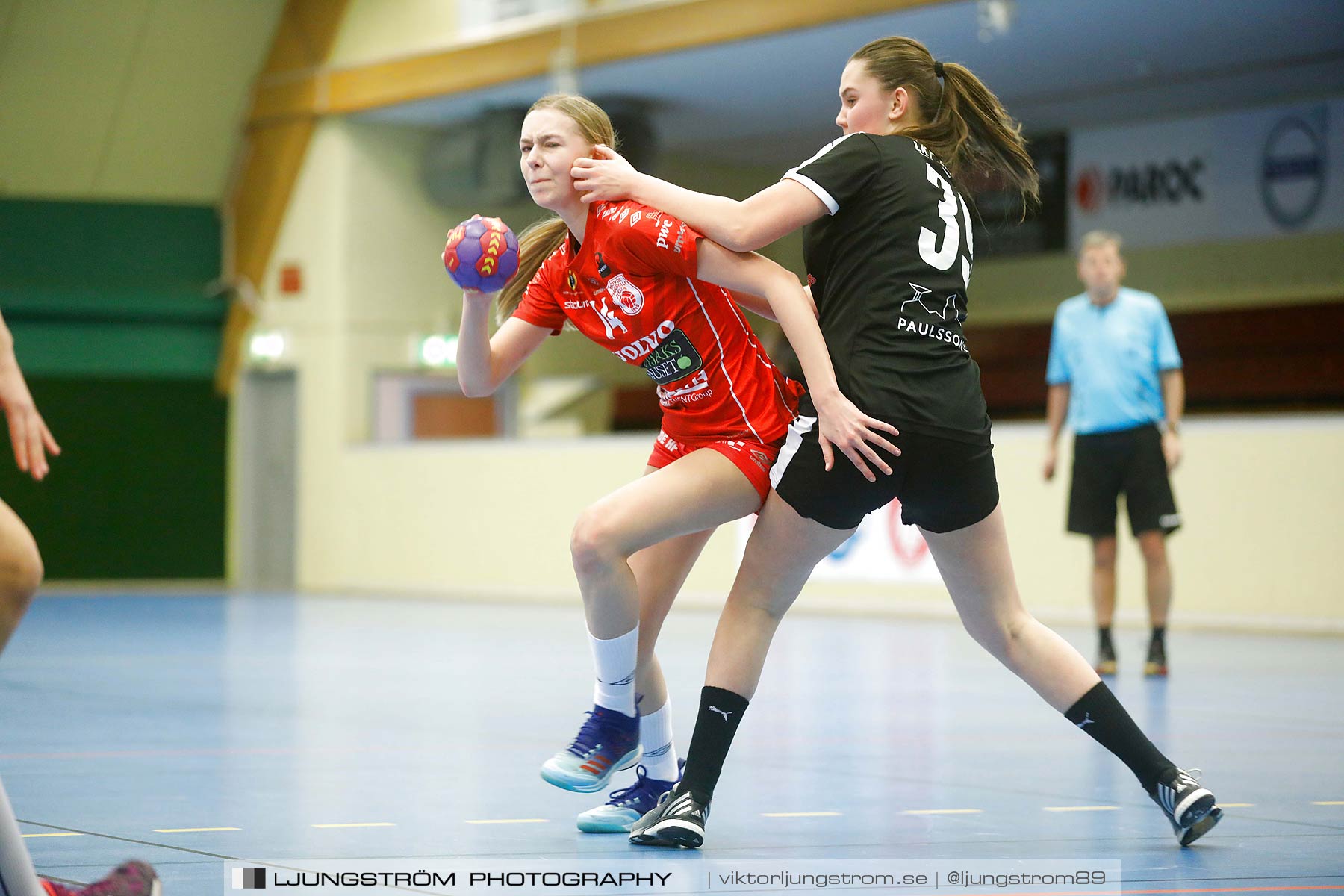 USM F14 Steg 3 Skövde HF 1-Lugi HF 1 15-24,dam,Skövde Idrottshall,Skövde,Sverige,Ungdoms-SM,Handboll,2018,196335