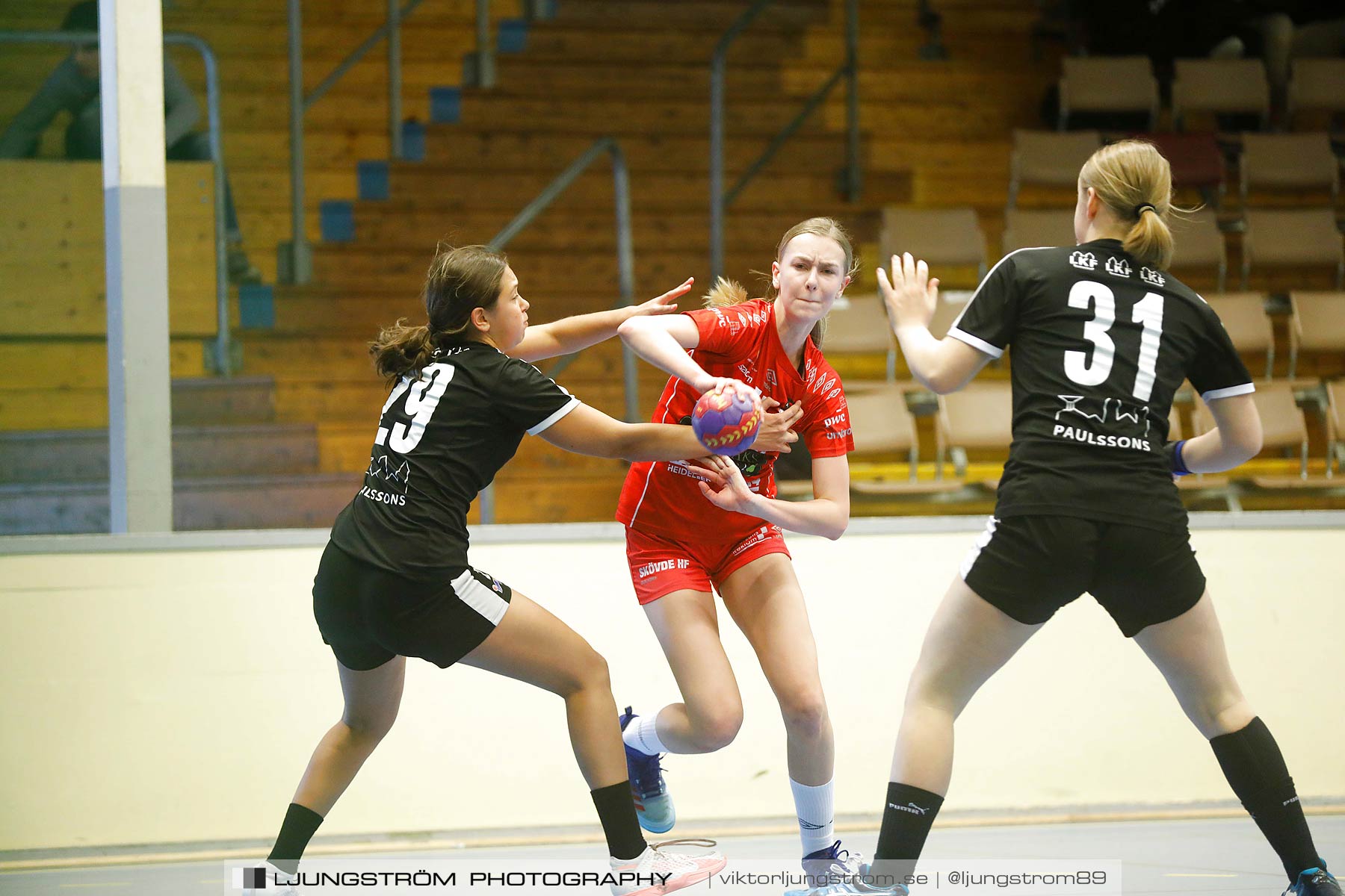 USM F14 Steg 3 Skövde HF 1-Lugi HF 1 15-24,dam,Skövde Idrottshall,Skövde,Sverige,Ungdoms-SM,Handboll,2018,196347