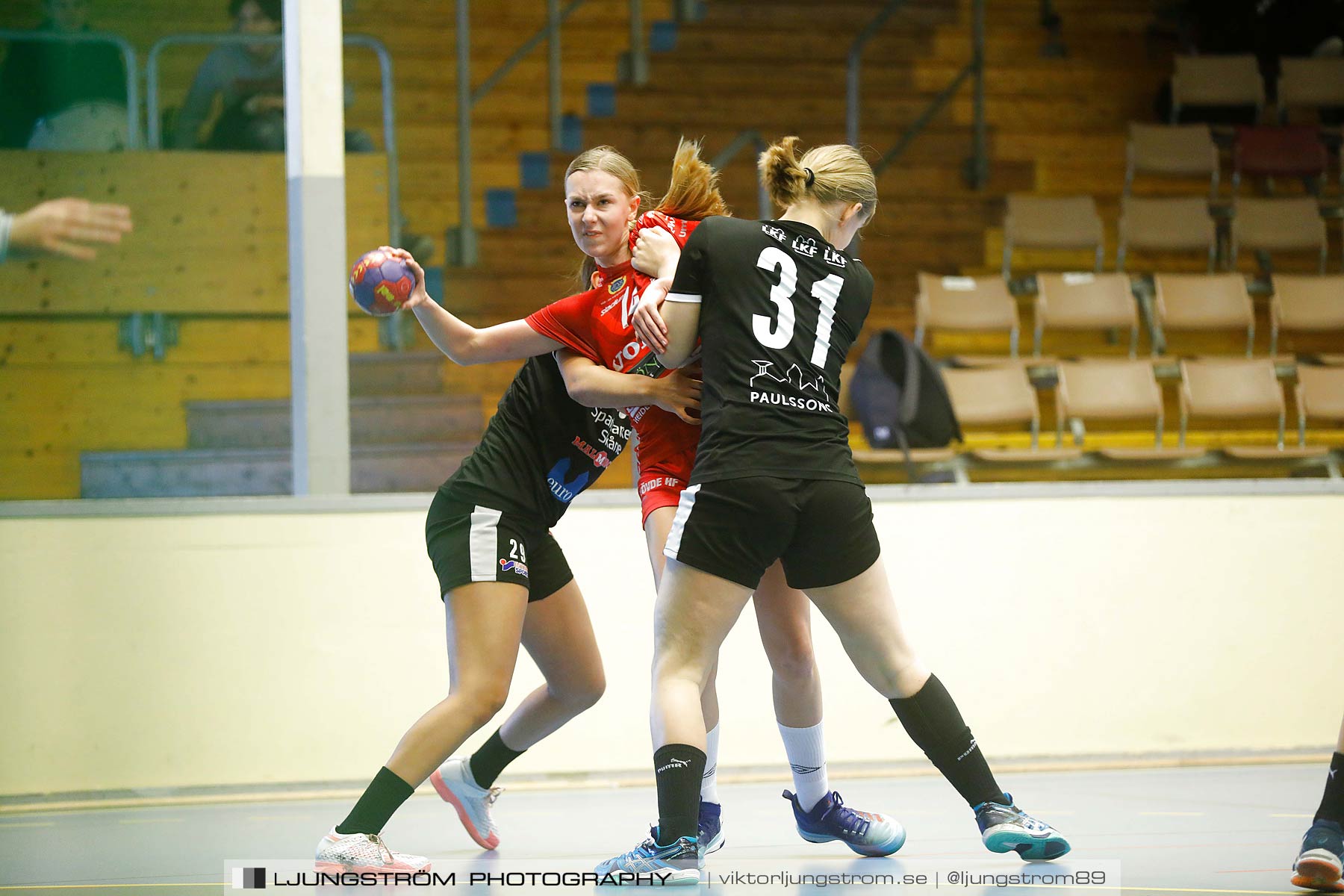 USM F14 Steg 3 Skövde HF 1-Lugi HF 1 15-24,dam,Skövde Idrottshall,Skövde,Sverige,Ungdoms-SM,Handboll,2018,196349