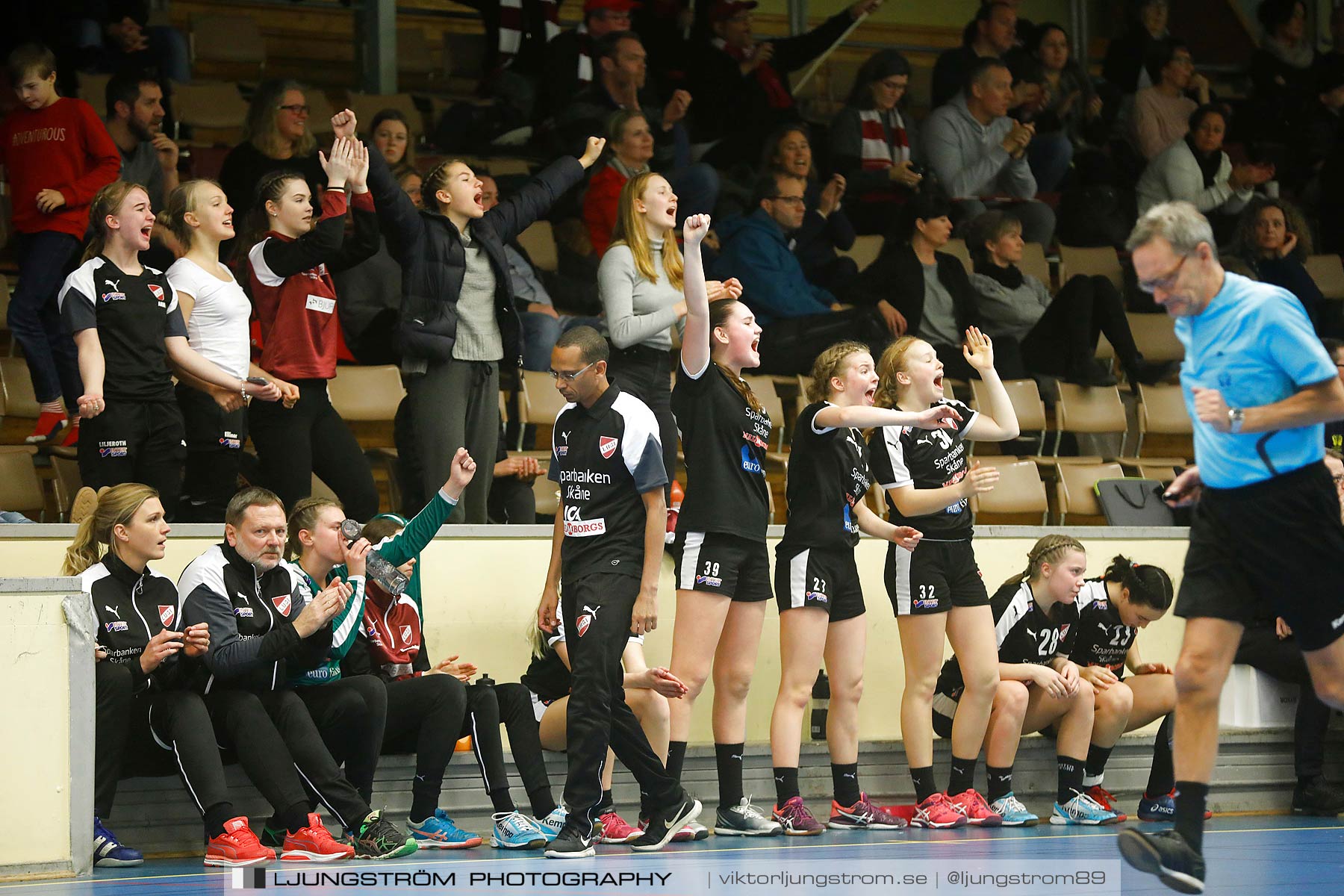USM F14 Steg 3 Skövde HF 1-Lugi HF 1 15-24,dam,Skövde Idrottshall,Skövde,Sverige,Ungdoms-SM,Handboll,2018,196370