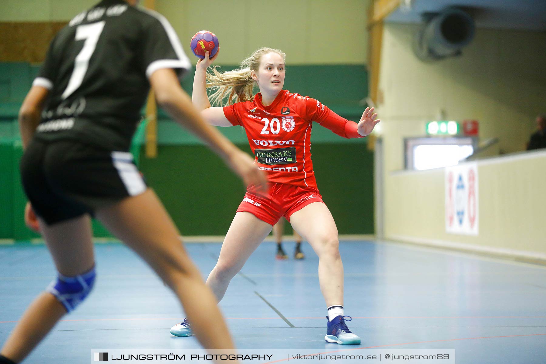 USM F14 Steg 3 Skövde HF 1-Lugi HF 1 15-24,dam,Skövde Idrottshall,Skövde,Sverige,Ungdoms-SM,Handboll,2018,196371