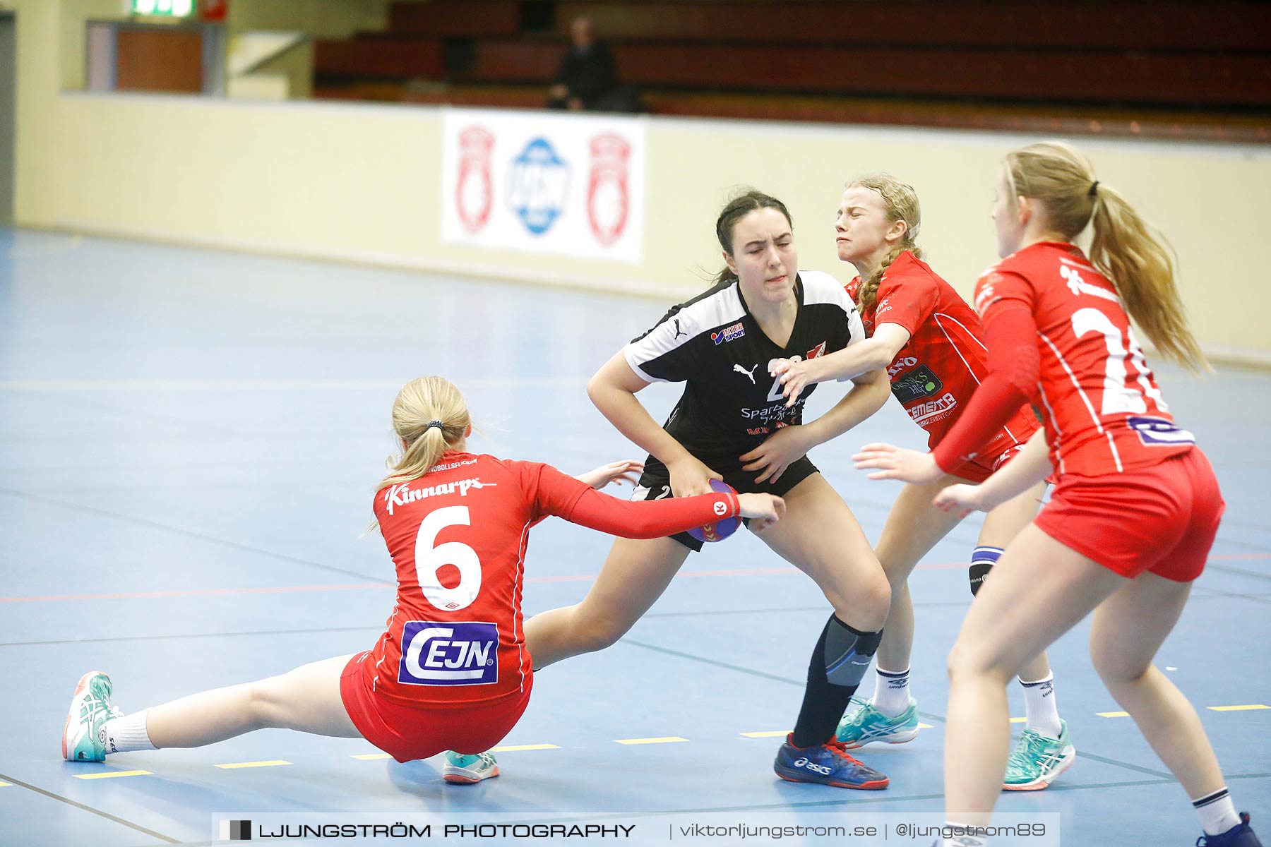 USM F14 Steg 3 Skövde HF 1-Lugi HF 1 15-24,dam,Skövde Idrottshall,Skövde,Sverige,Ungdoms-SM,Handboll,2018,196381