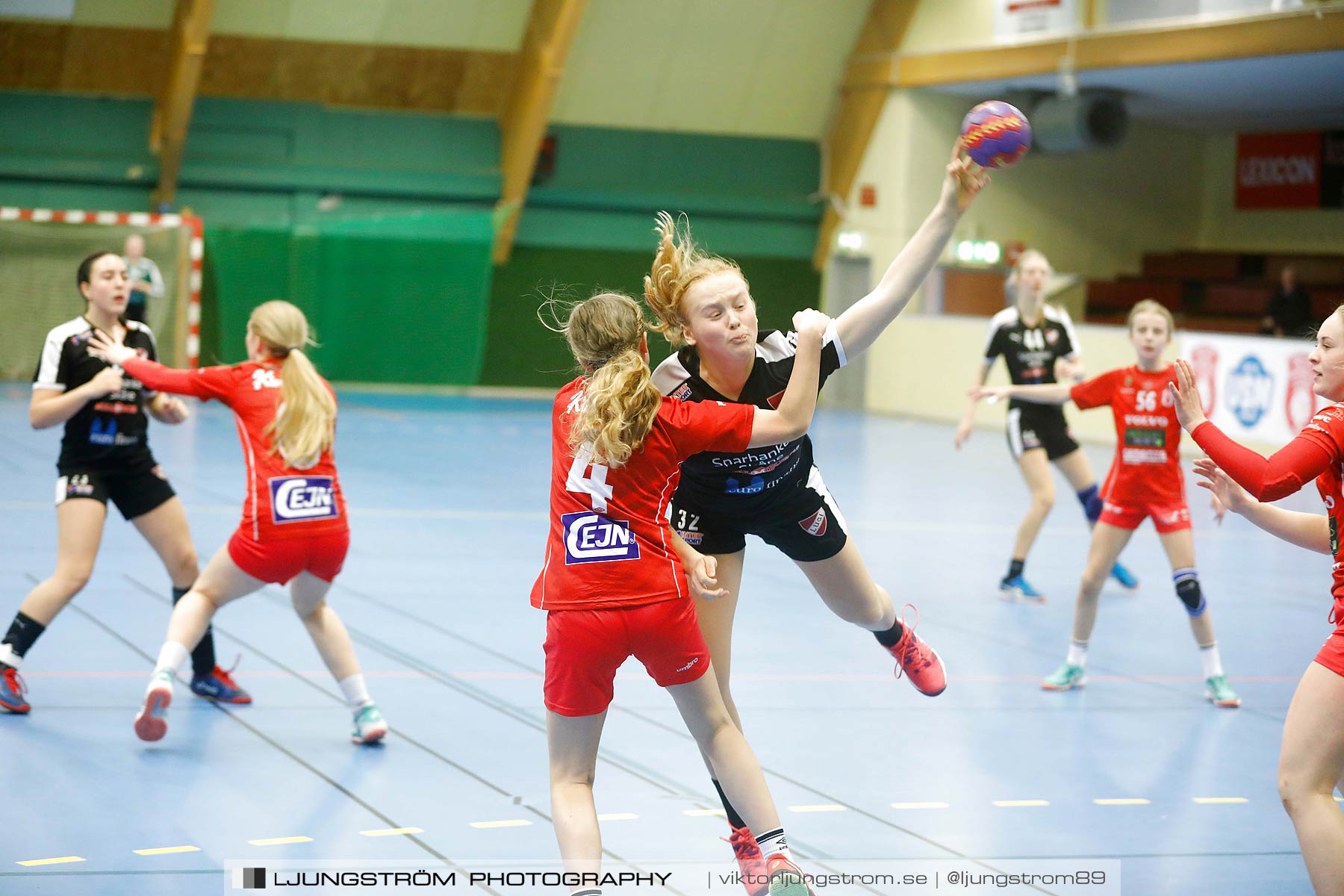 USM F14 Steg 3 Skövde HF 1-Lugi HF 1 15-24,dam,Skövde Idrottshall,Skövde,Sverige,Ungdoms-SM,Handboll,2018,196384