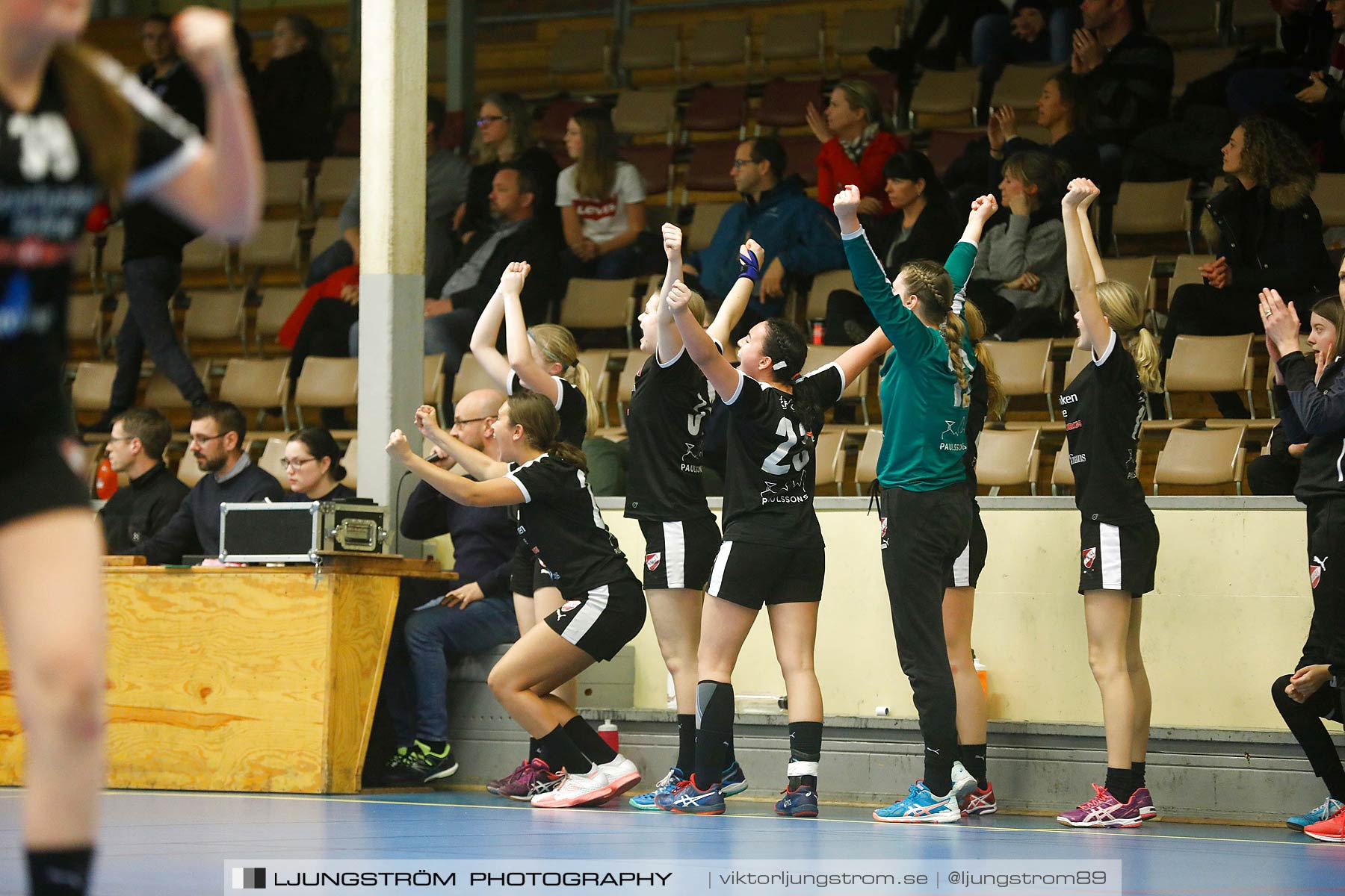 USM F14 Steg 3 Skövde HF 1-Lugi HF 1 15-24,dam,Skövde Idrottshall,Skövde,Sverige,Ungdoms-SM,Handboll,2018,196406