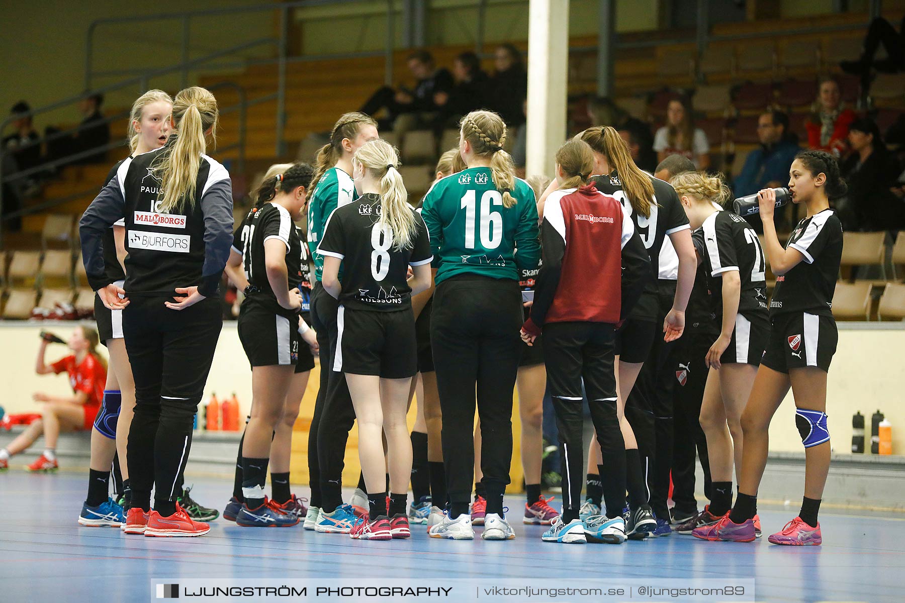 USM F14 Steg 3 Skövde HF 1-Lugi HF 1 15-24,dam,Skövde Idrottshall,Skövde,Sverige,Ungdoms-SM,Handboll,2018,196410