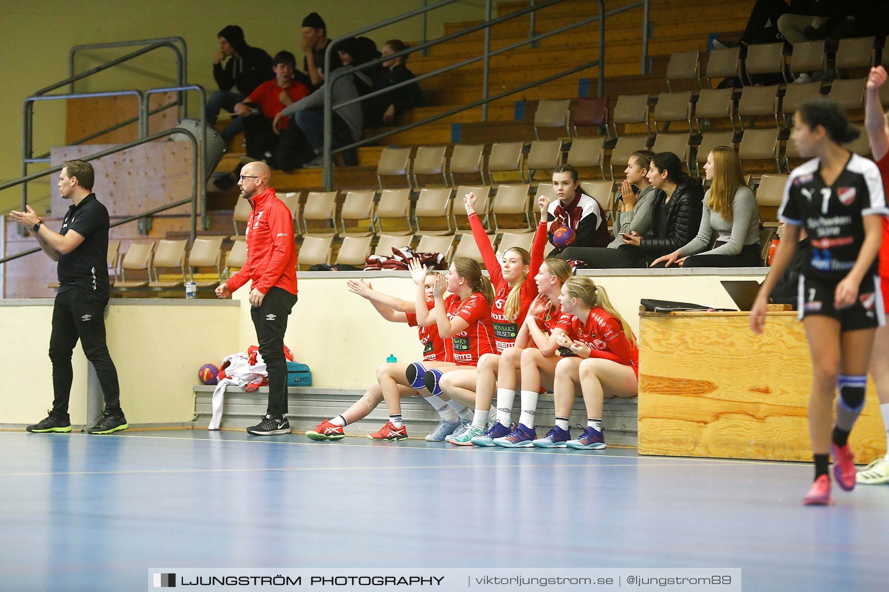 USM F14 Steg 3 Skövde HF 1-Lugi HF 1 15-24,dam,Skövde Idrottshall,Skövde,Sverige,Ungdoms-SM,Handboll,2018,196424