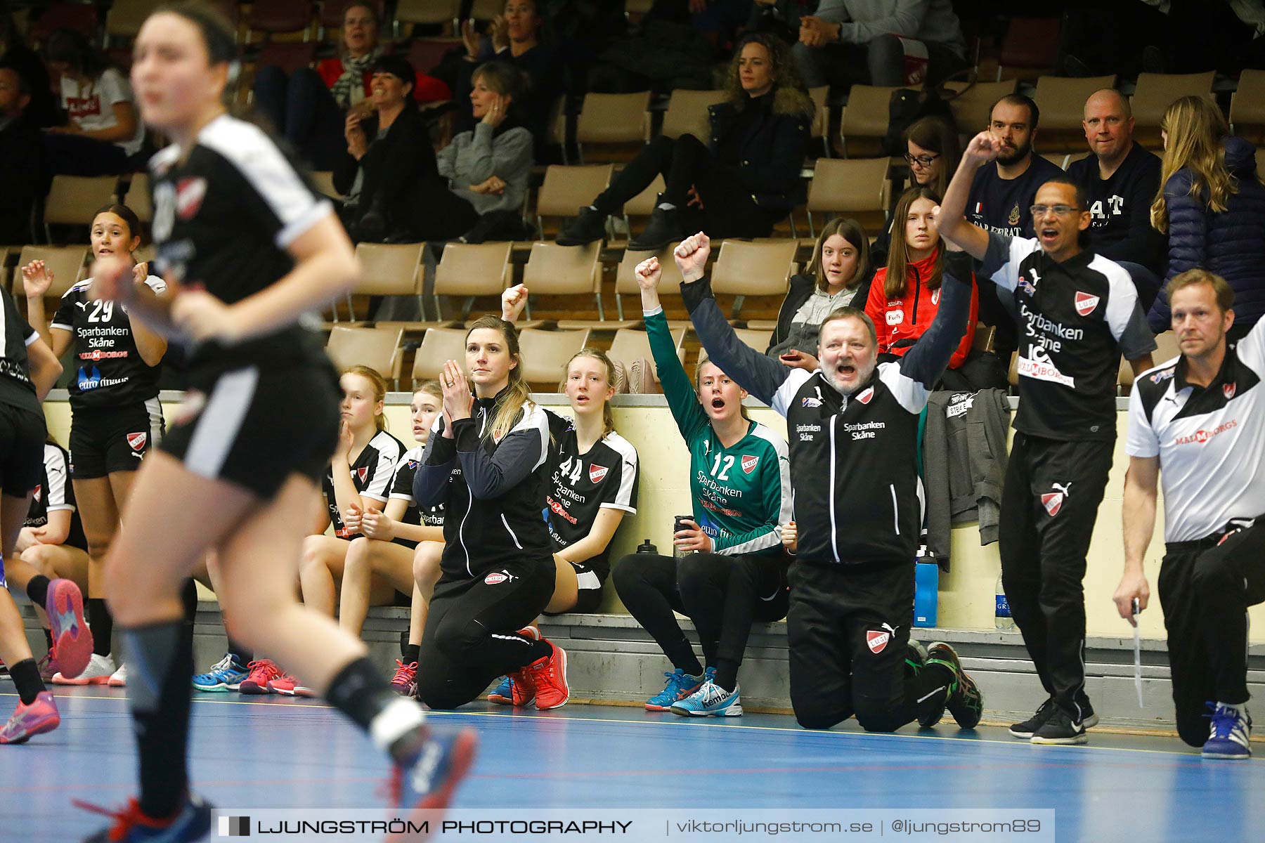 USM F14 Steg 3 Skövde HF 1-Lugi HF 1 15-24,dam,Skövde Idrottshall,Skövde,Sverige,Ungdoms-SM,Handboll,2018,196438