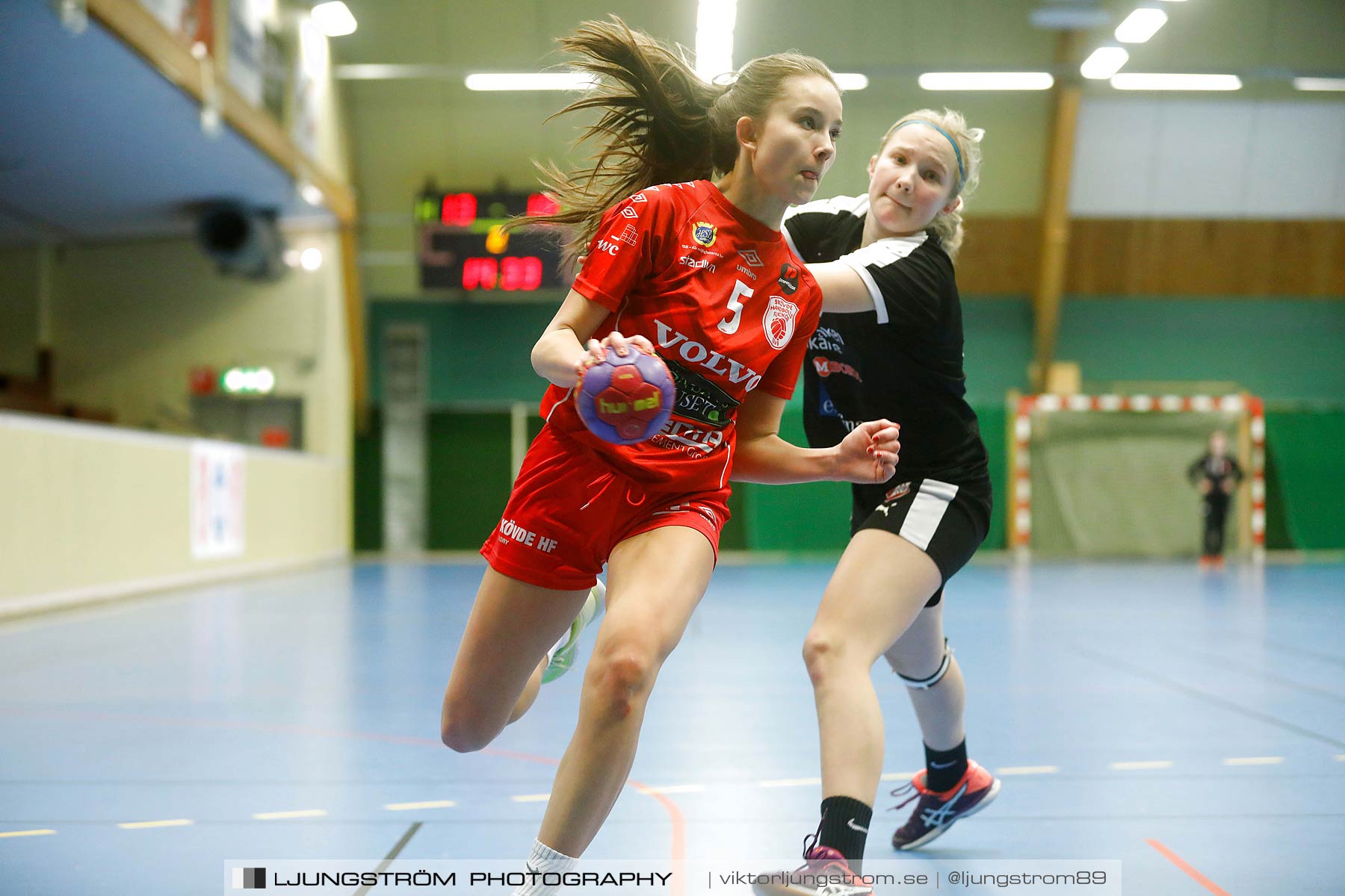 USM F14 Steg 3 Skövde HF 1-Lugi HF 1 15-24,dam,Skövde Idrottshall,Skövde,Sverige,Ungdoms-SM,Handboll,2018,196442