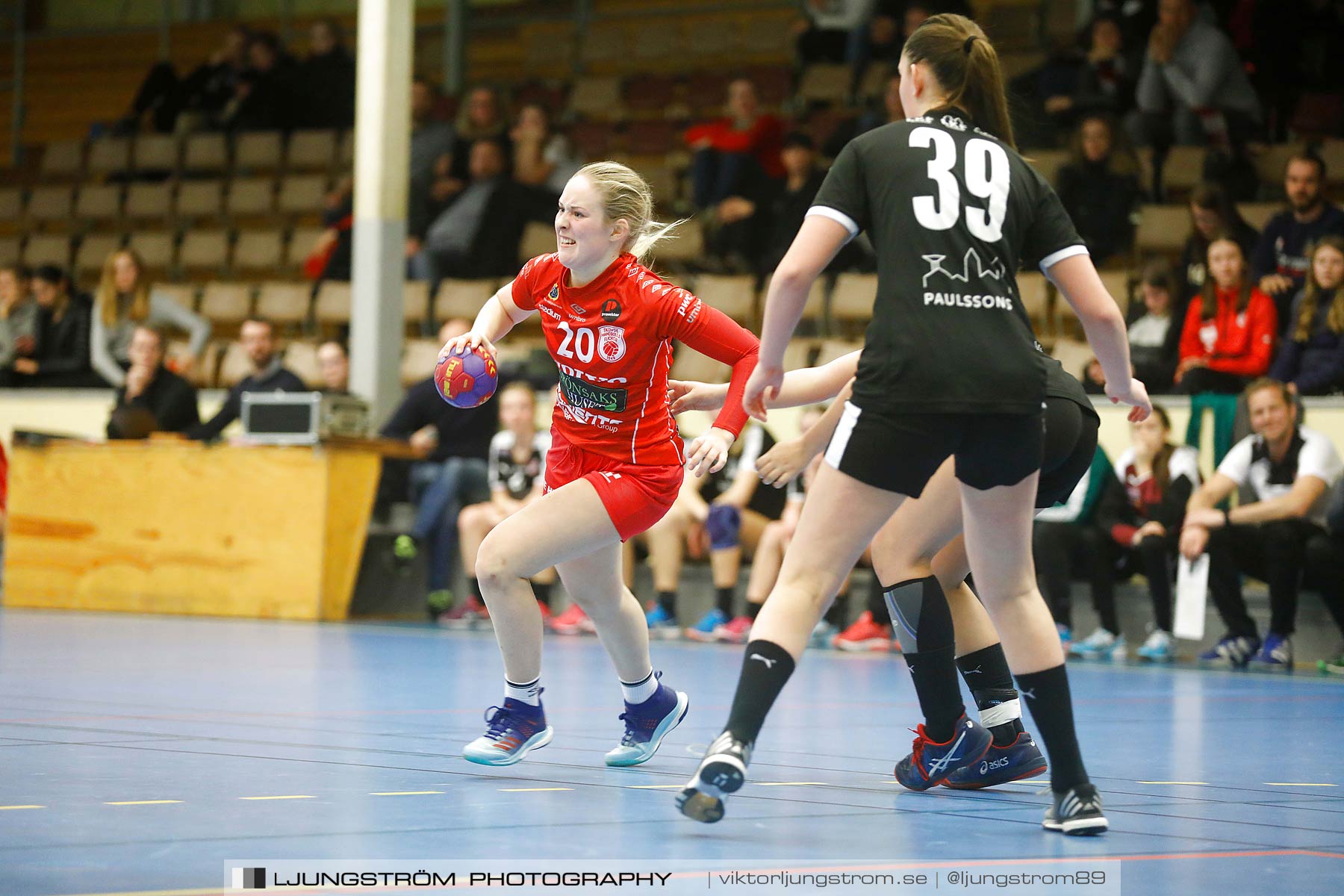 USM F14 Steg 3 Skövde HF 1-Lugi HF 1 15-24,dam,Skövde Idrottshall,Skövde,Sverige,Ungdoms-SM,Handboll,2018,196443