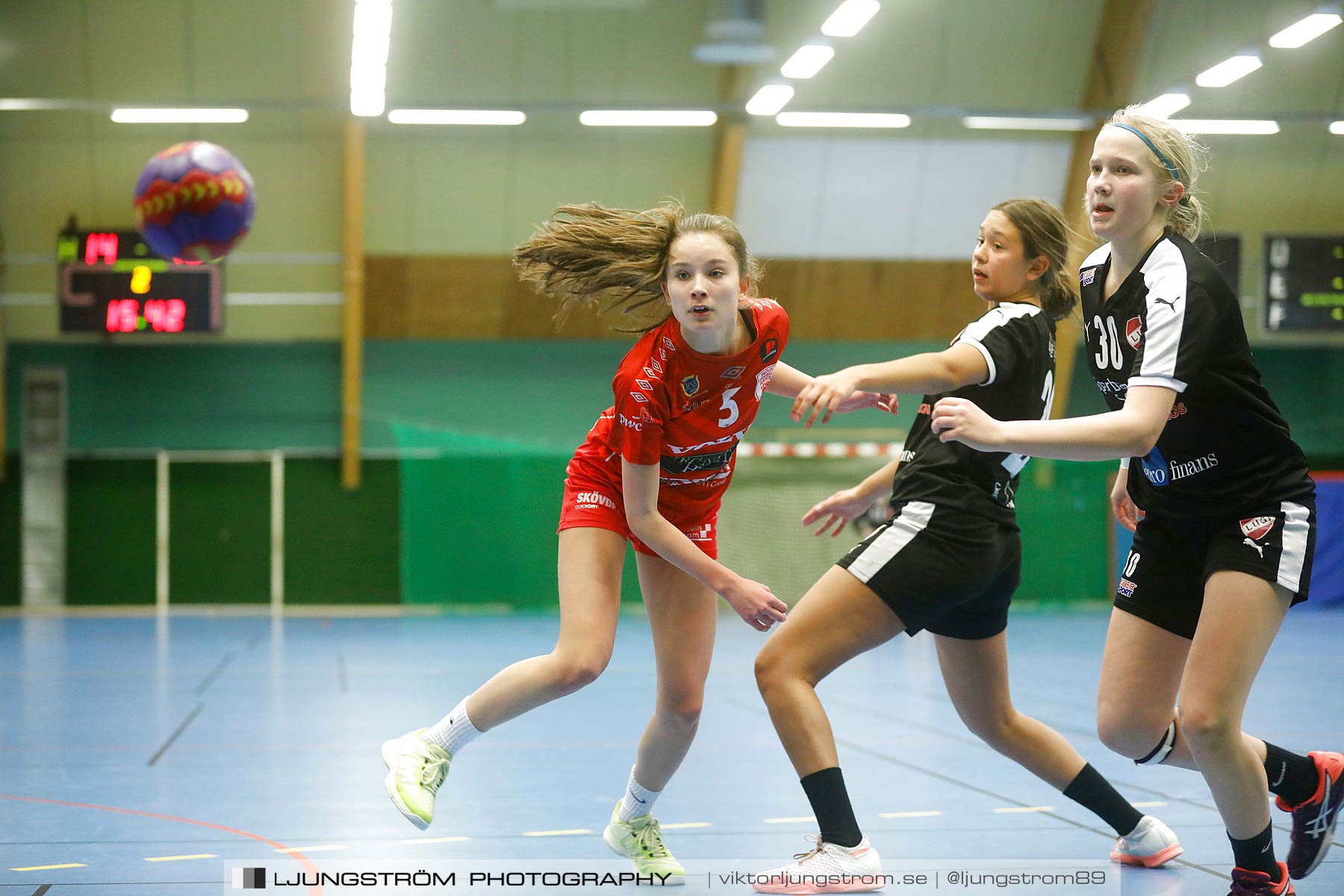 USM F14 Steg 3 Skövde HF 1-Lugi HF 1 15-24,dam,Skövde Idrottshall,Skövde,Sverige,Ungdoms-SM,Handboll,2018,196444